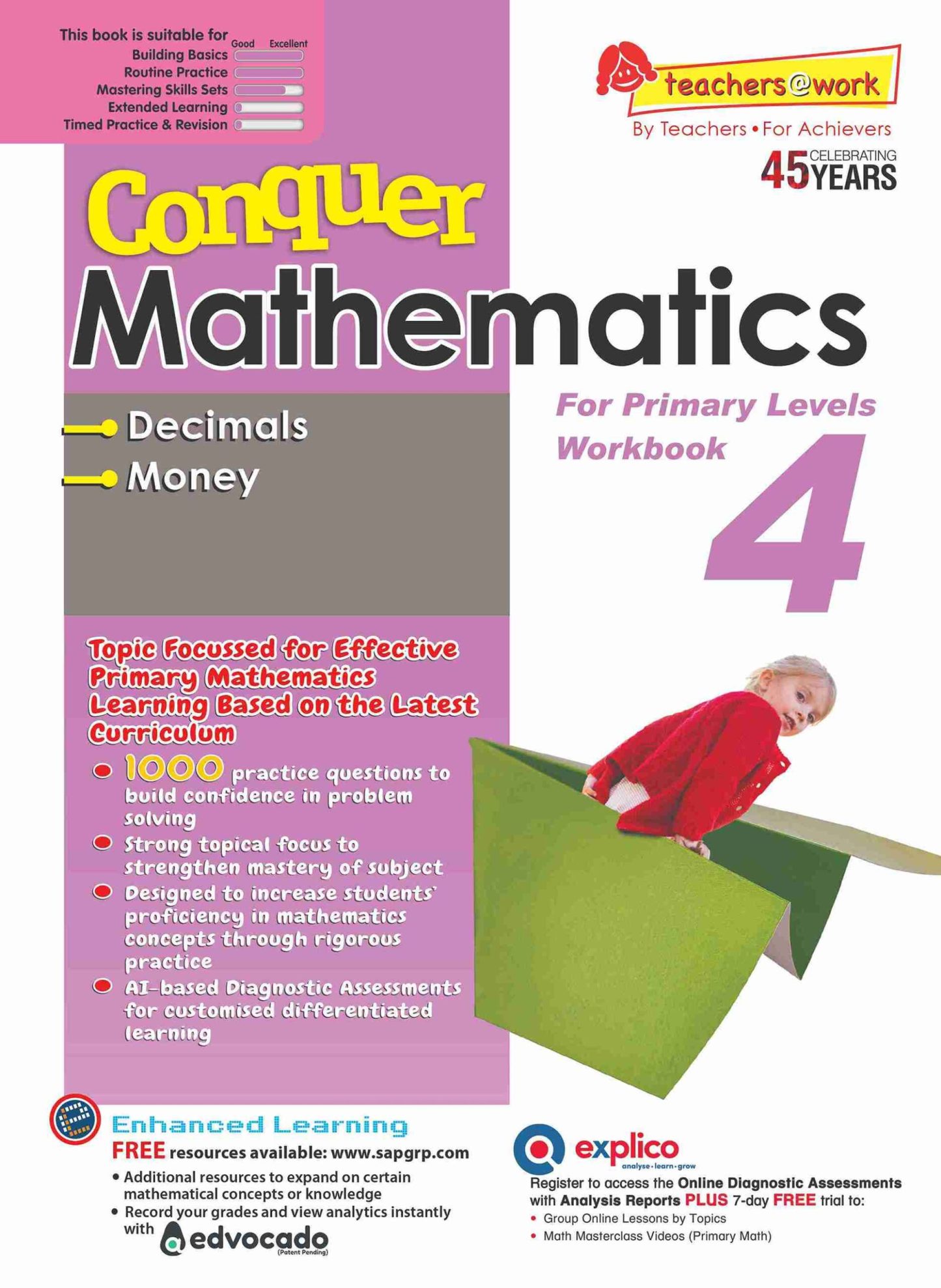 Conquer Mathematics Decimals • Money Workbook 4