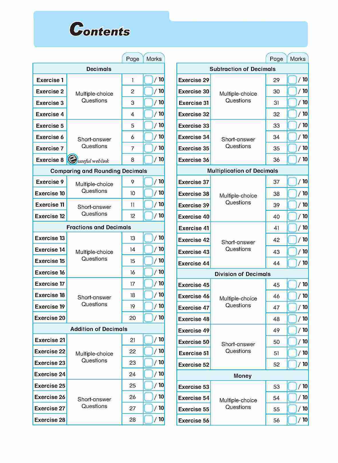 Conquer Mathematics Decimals • Money Workbook 4