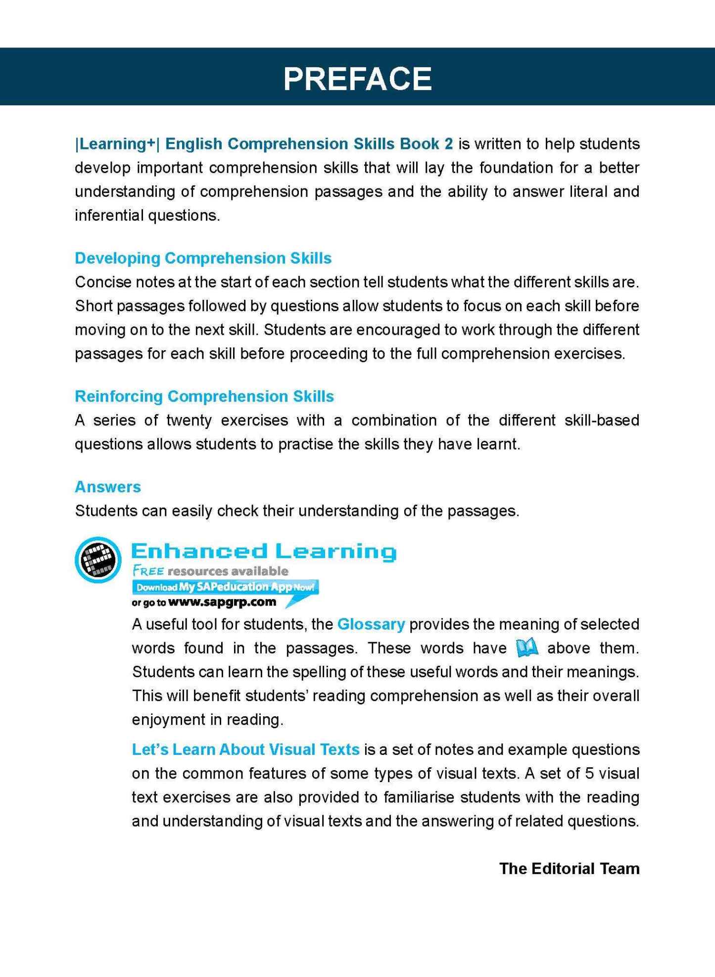 Learning+ English Comprehension Skills Book 2