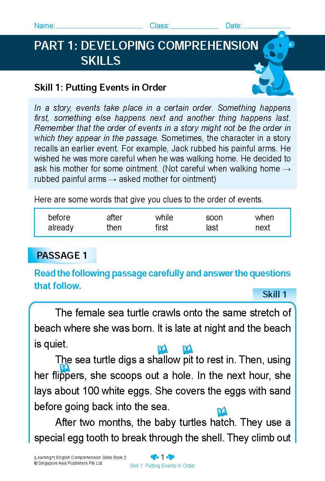 Learning+ English Comprehension Skills Book 2