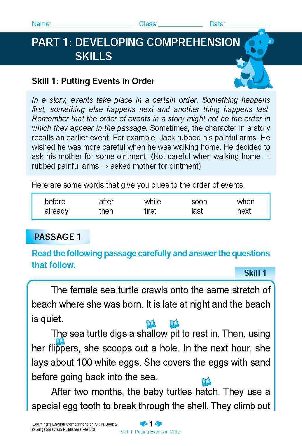 Learning+ English Comprehension Skills Book 2