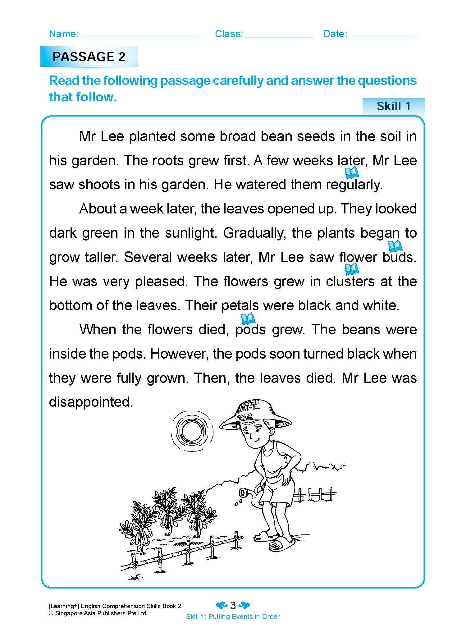 Learning+ English Comprehension Skills Book 2