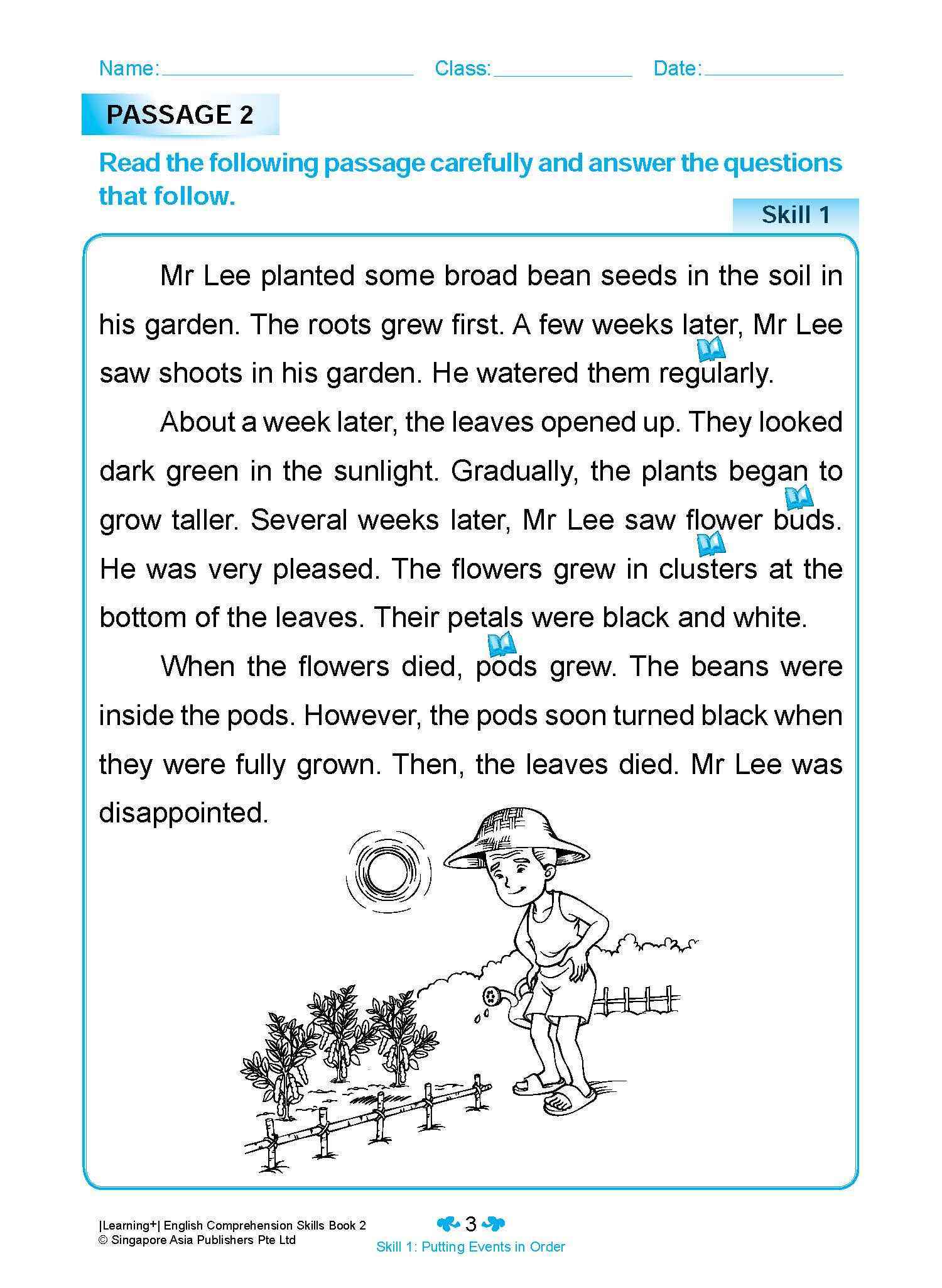 Learning+ English Comprehension Skills Book 2