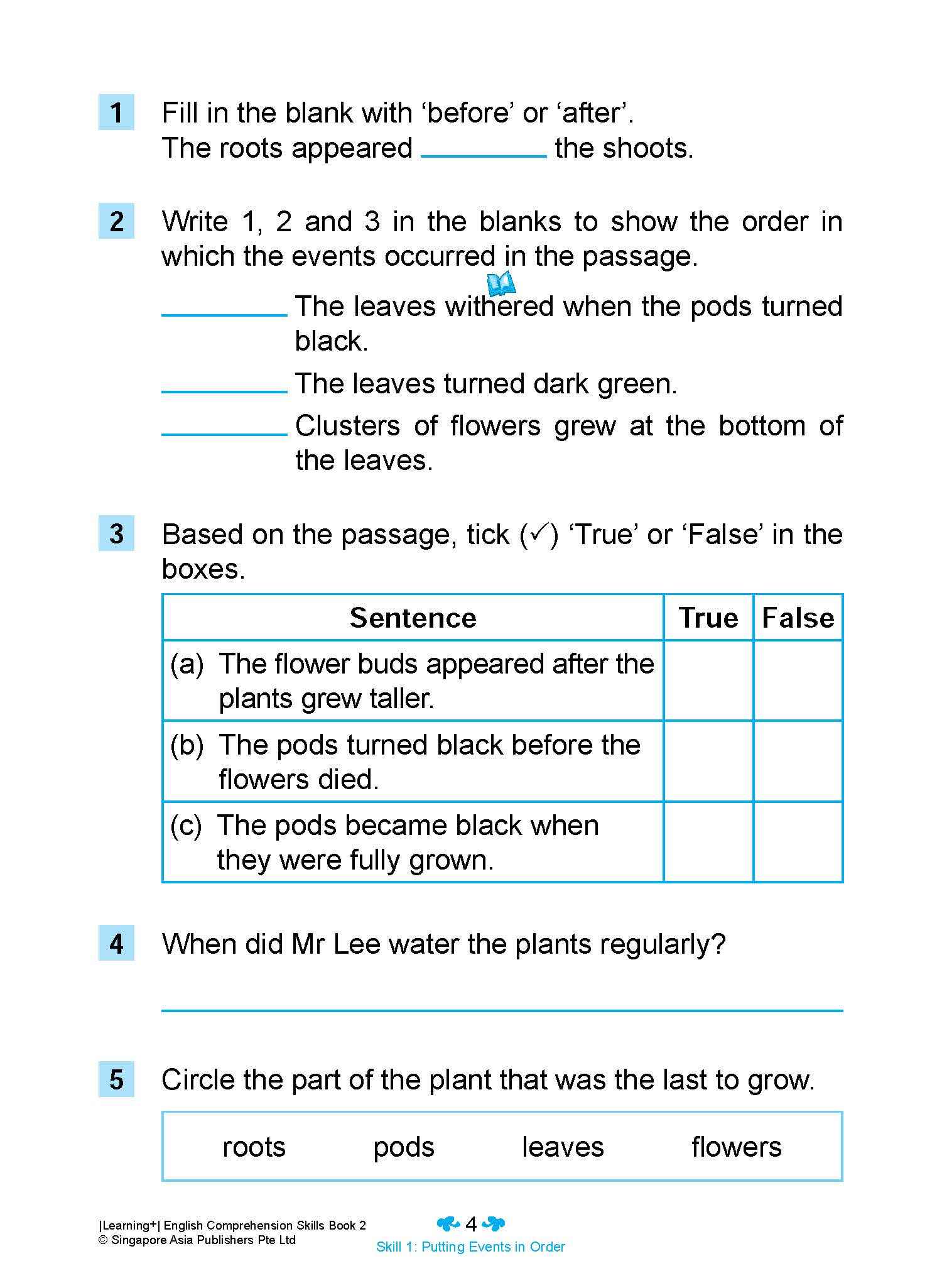 Learning+ English Comprehension Skills Book 2