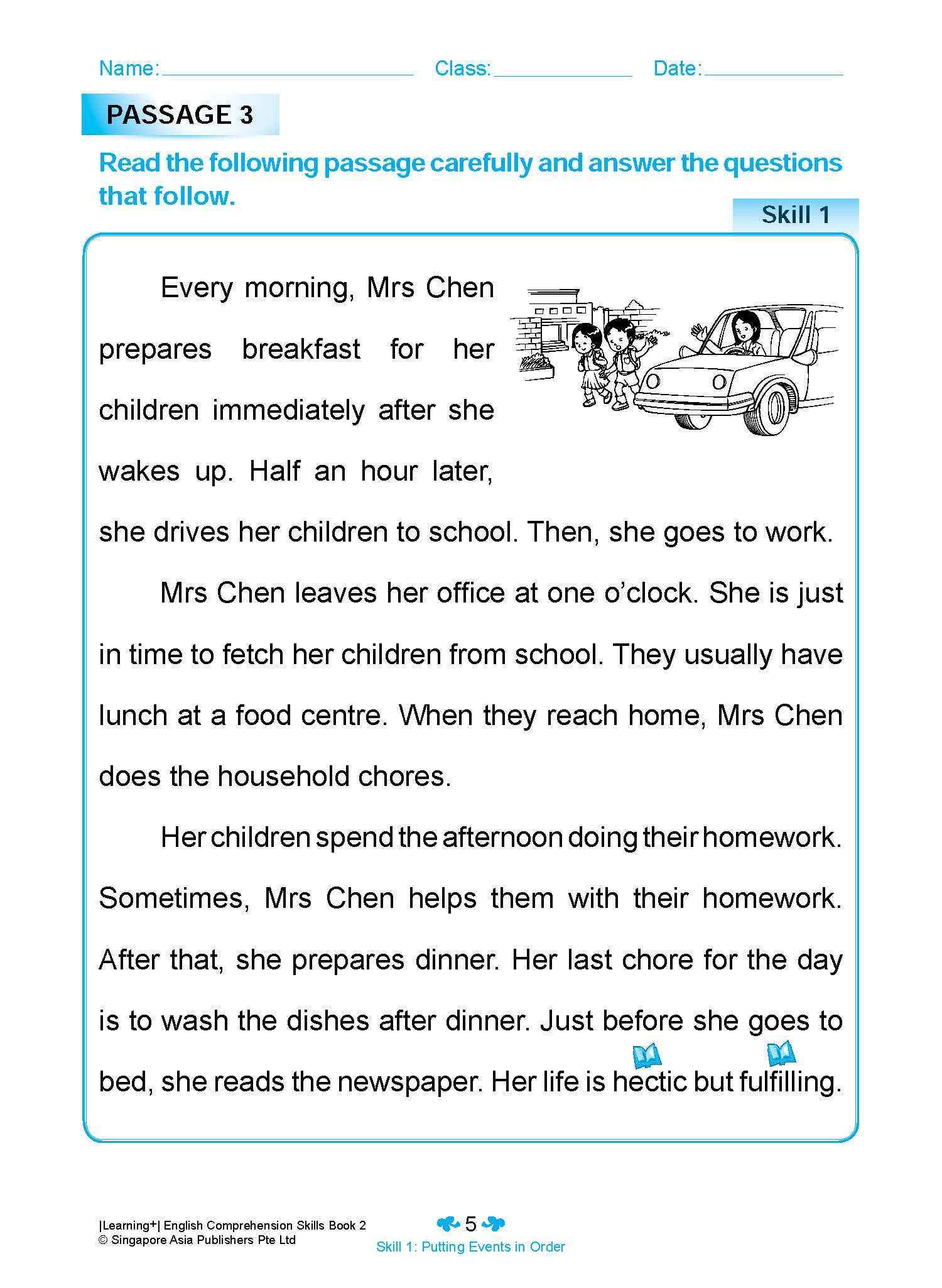 Learning+ English Comprehension Skills Book 2