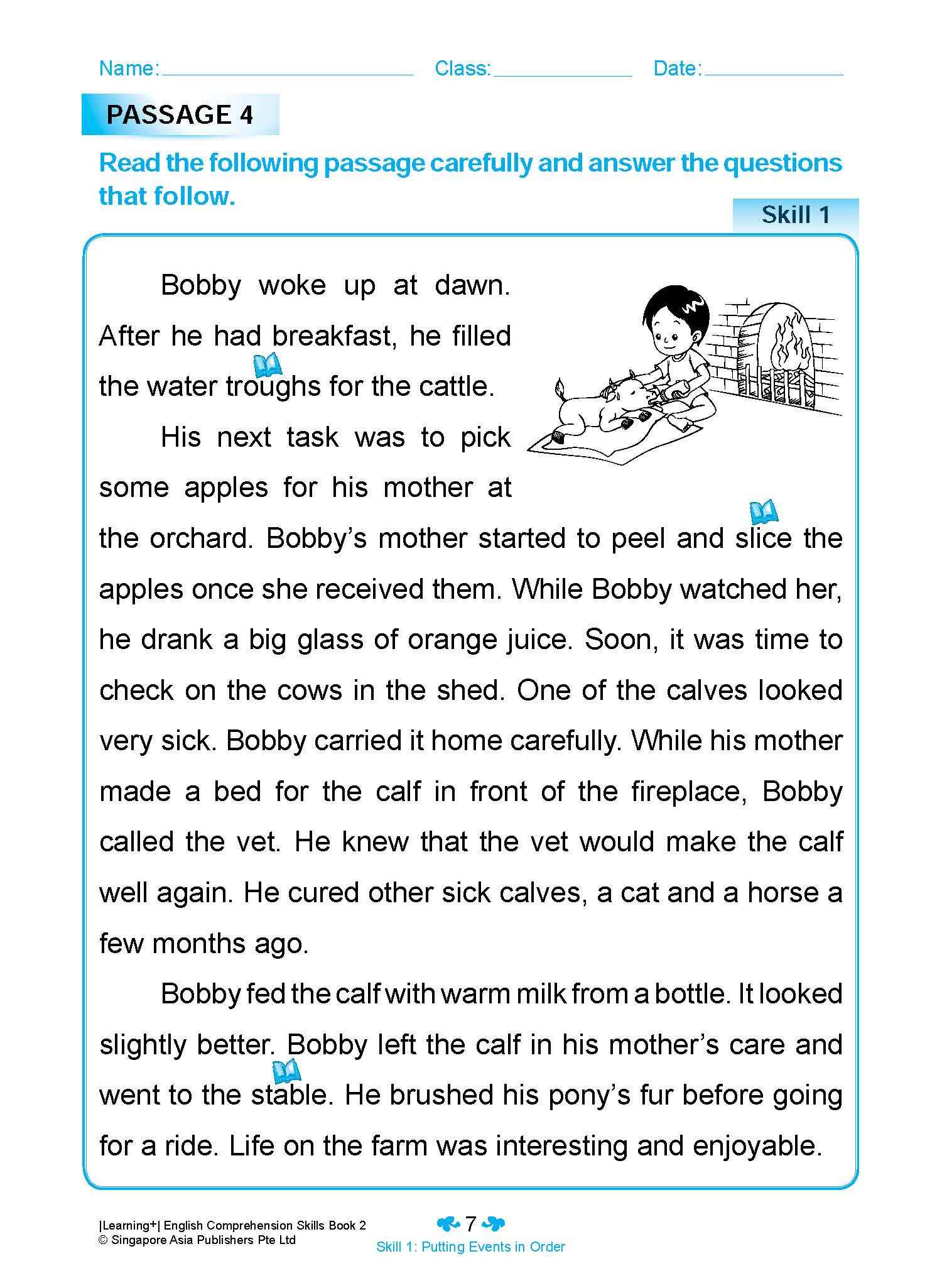 Learning+ English Comprehension Skills Book 2