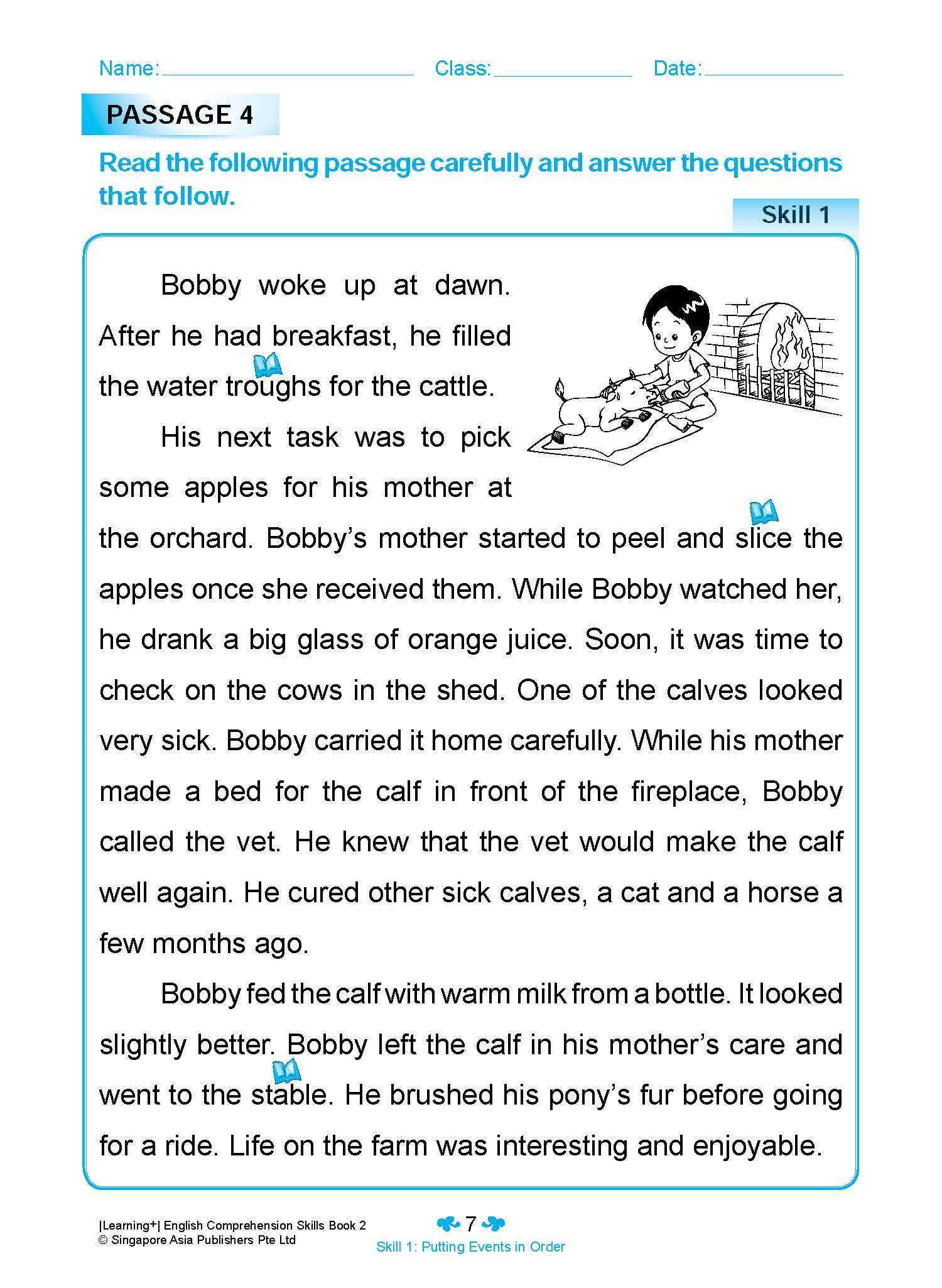 Learning+ English Comprehension Skills Book 2