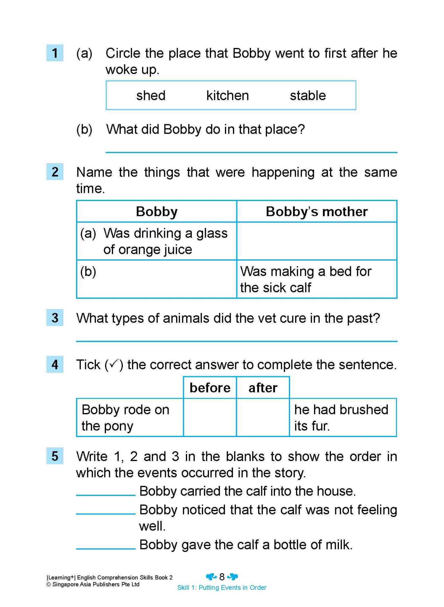 Learning+ English Comprehension Skills Book 2