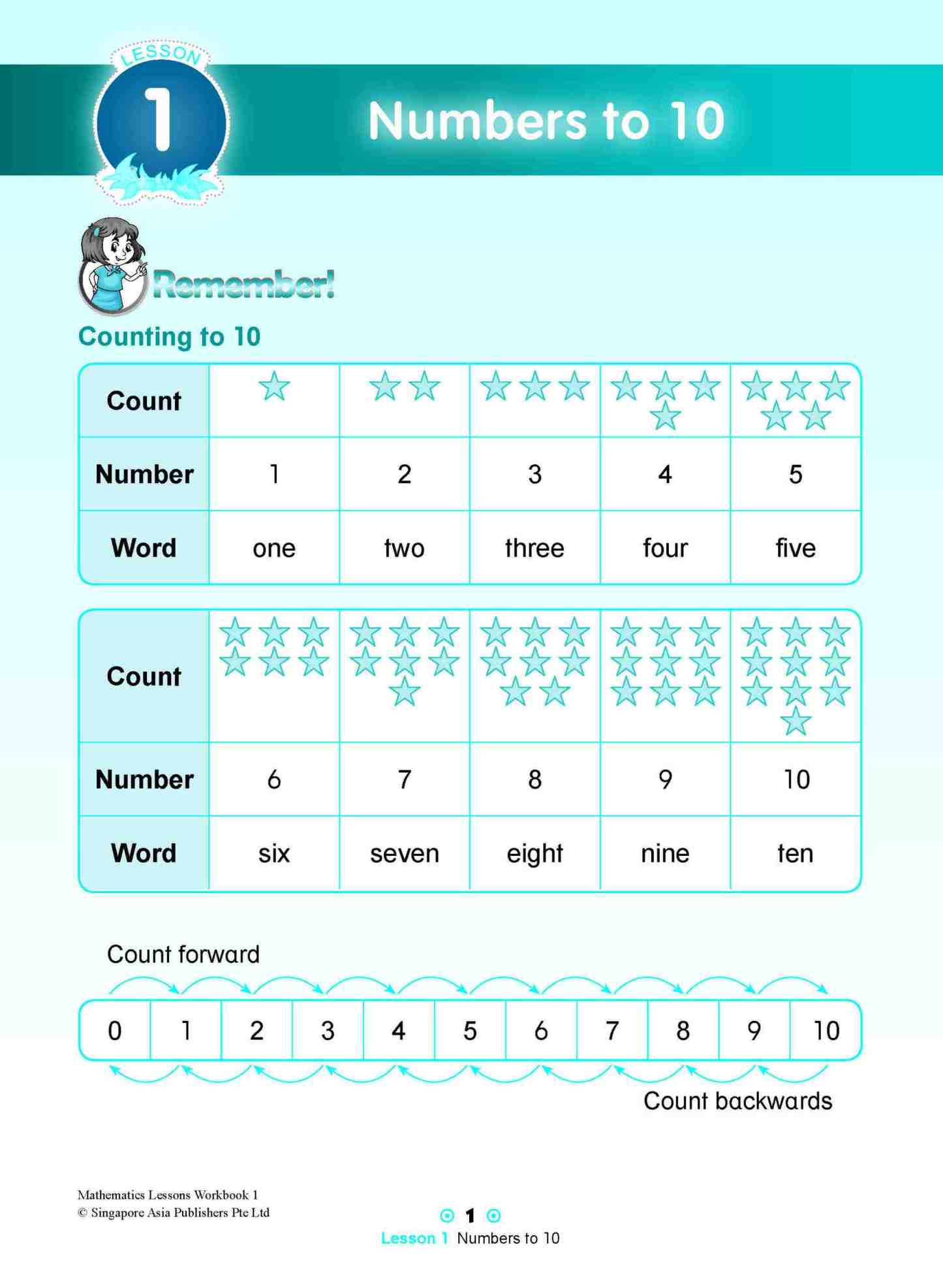 Mathematics Lessons Workbook 1