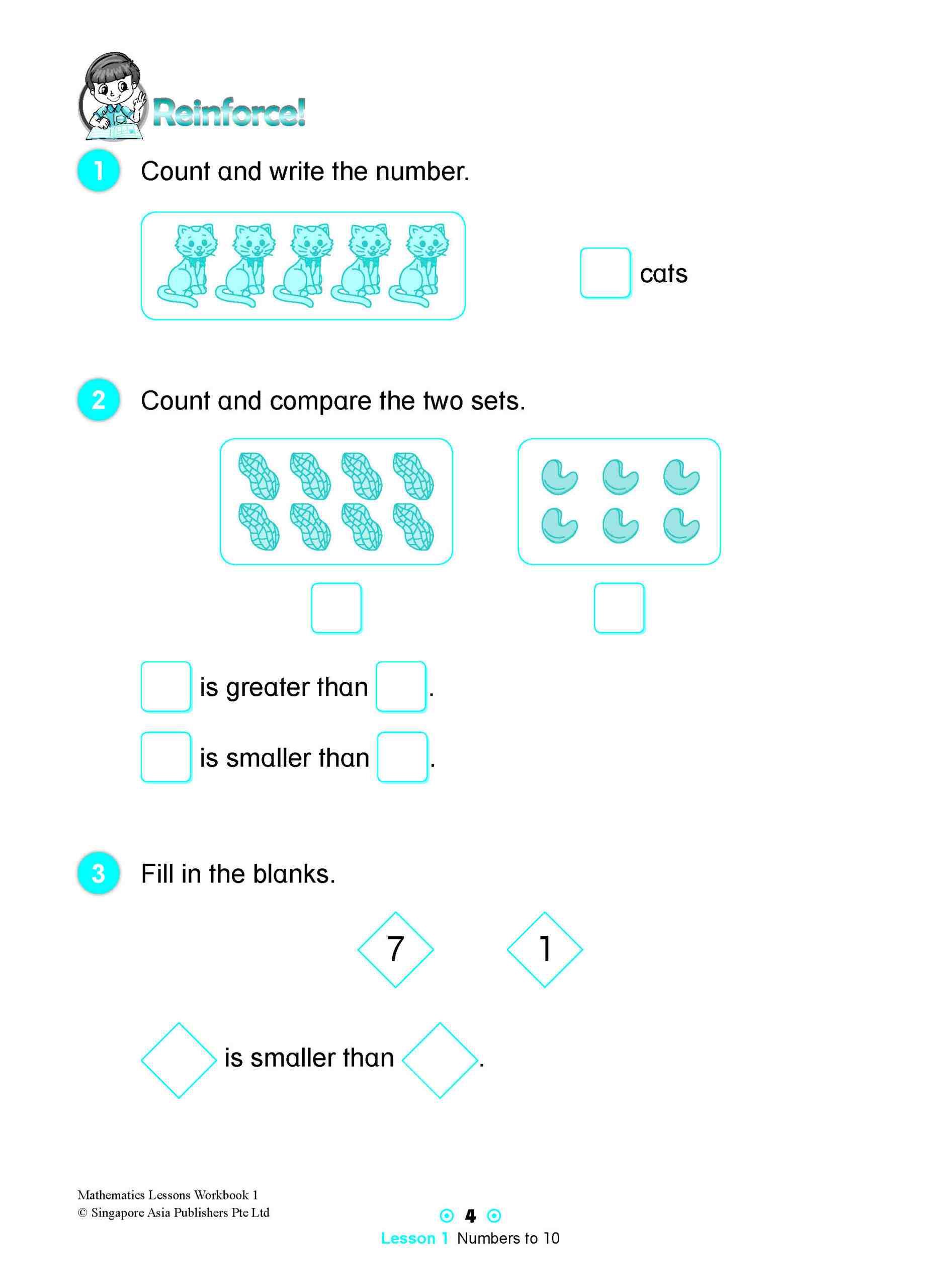 Mathematics Lessons Workbook 1