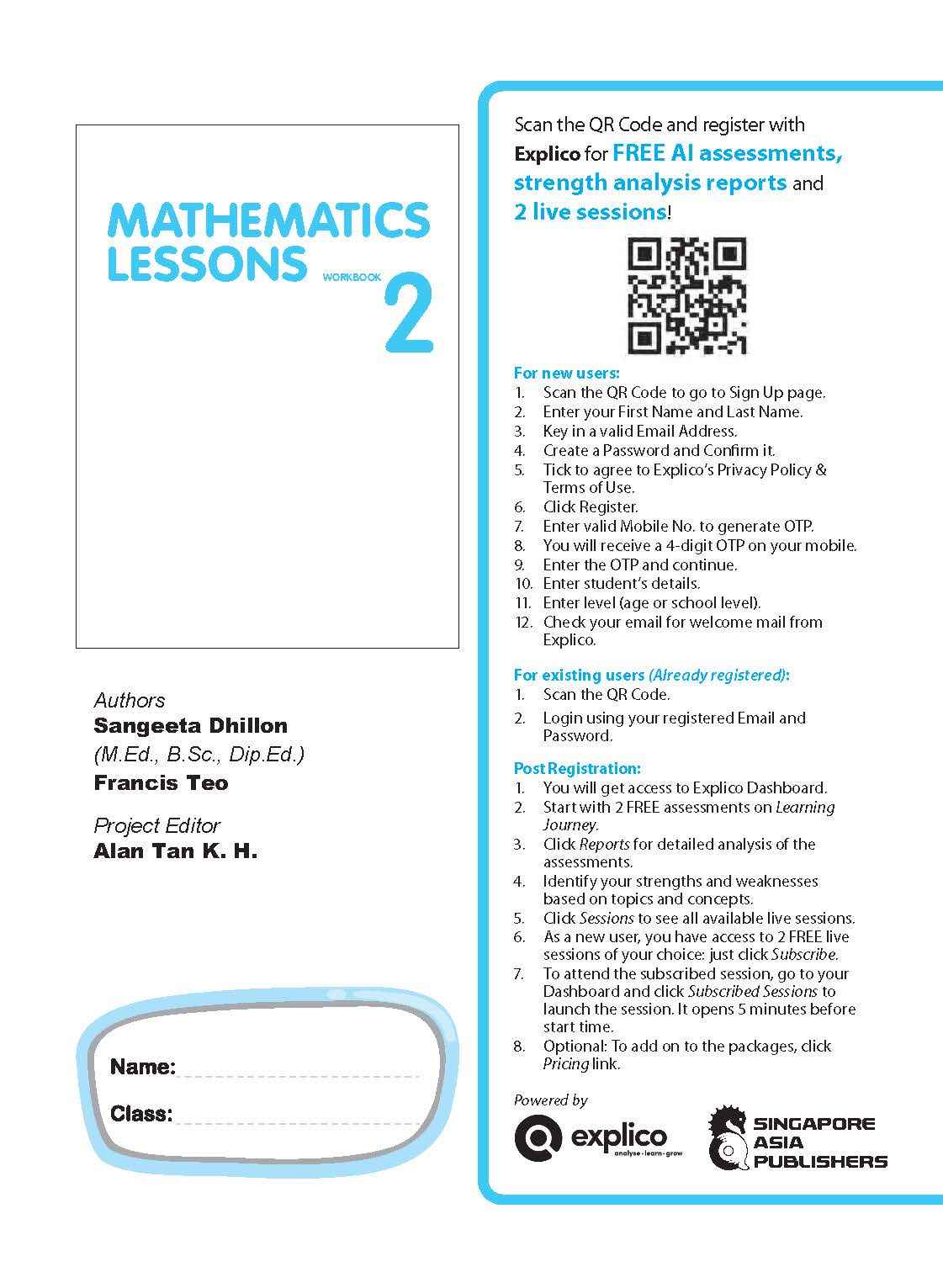 Mathematics Lessons Workbook 2
