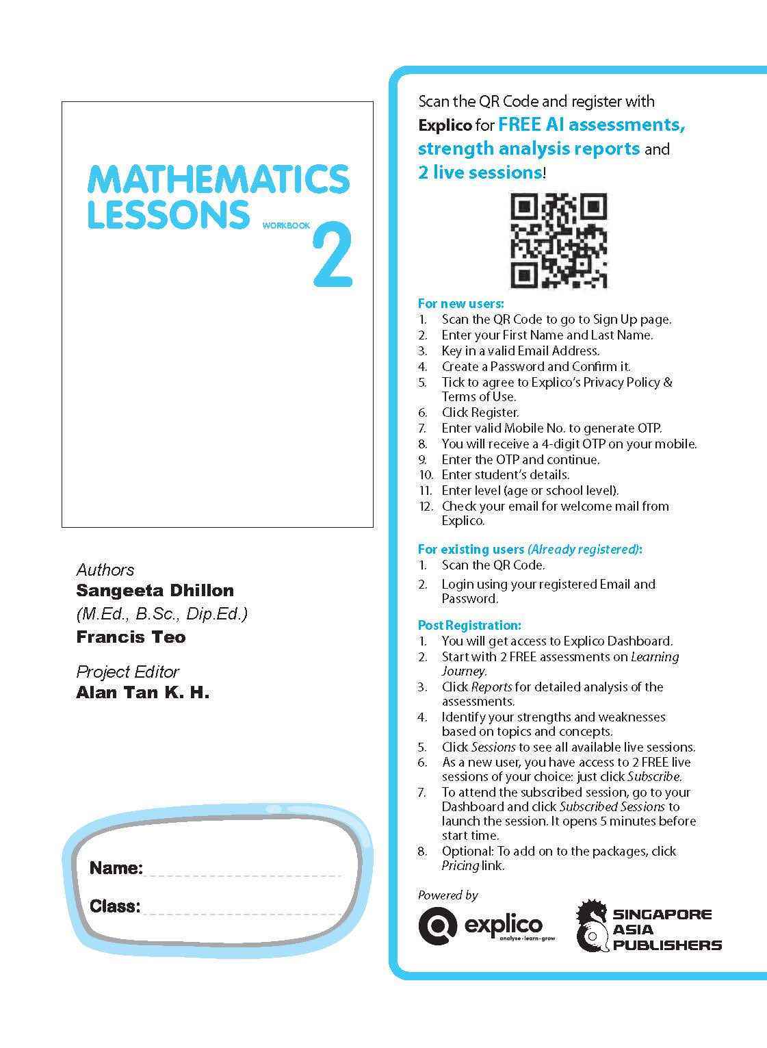 Mathematics Lessons Workbook 2
