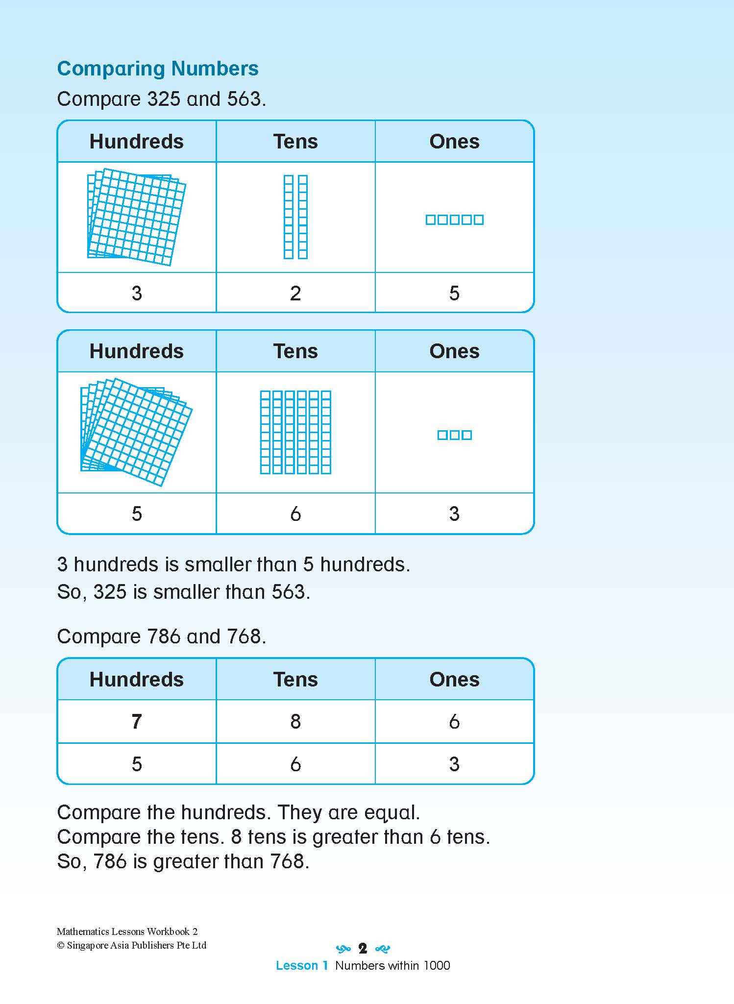 Mathematics Lessons Workbook 2