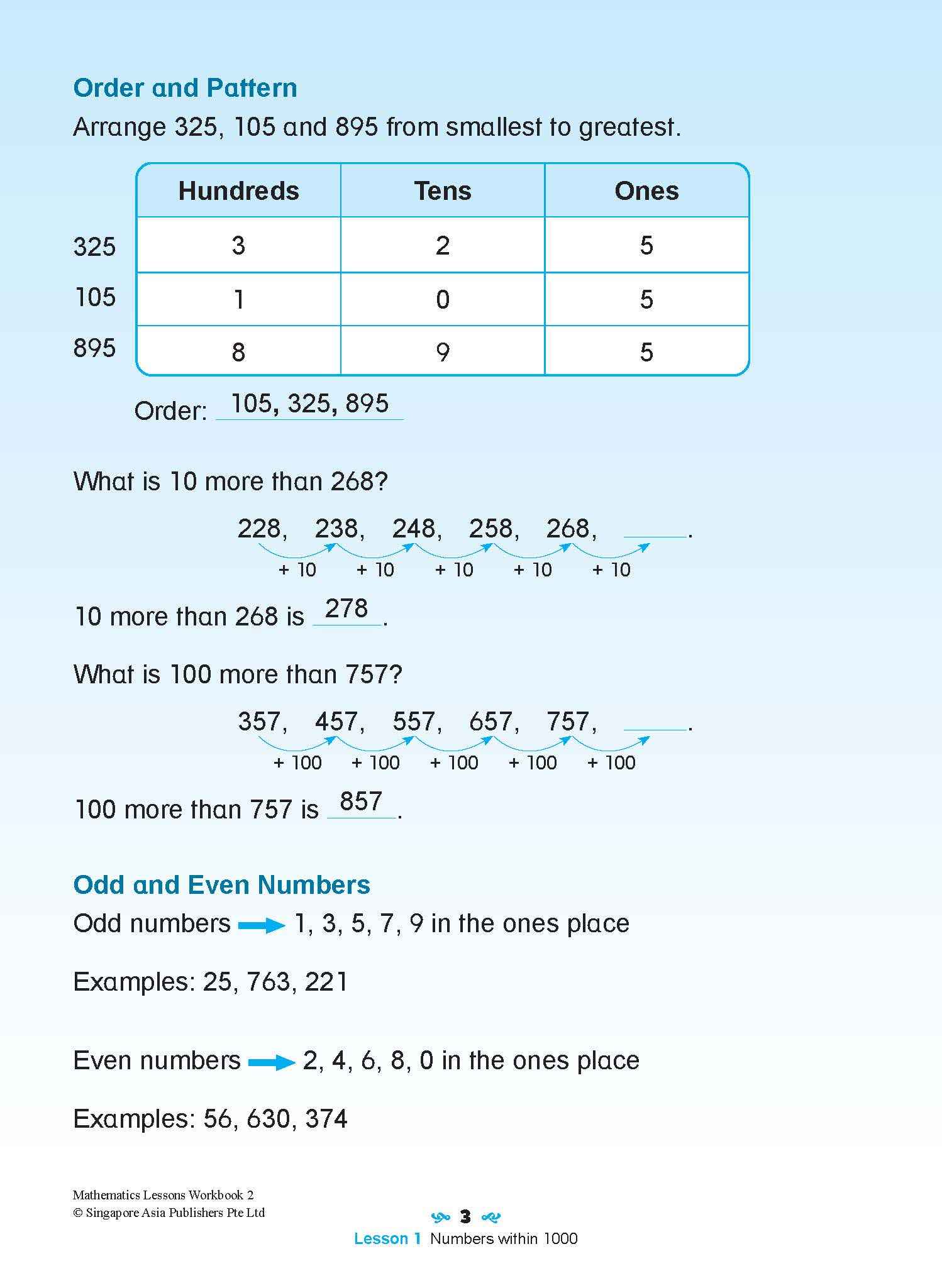Mathematics Lessons Workbook 2