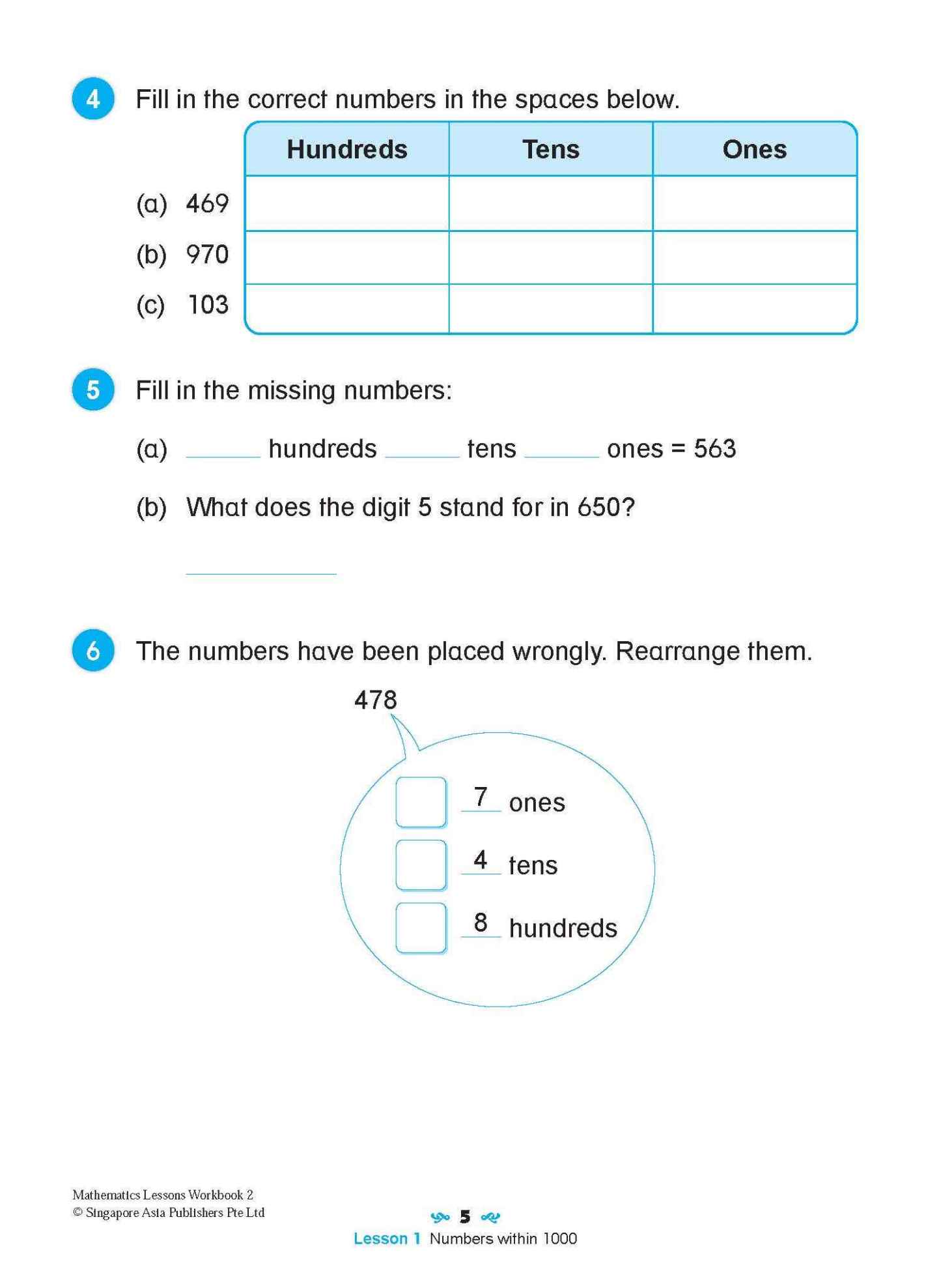 Mathematics Lessons Workbook 2