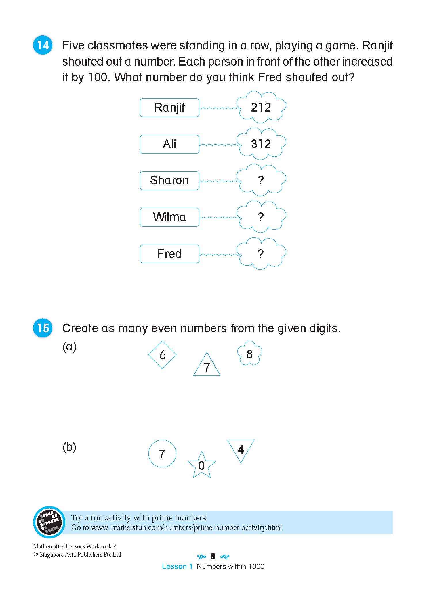 Mathematics Lessons Workbook 2