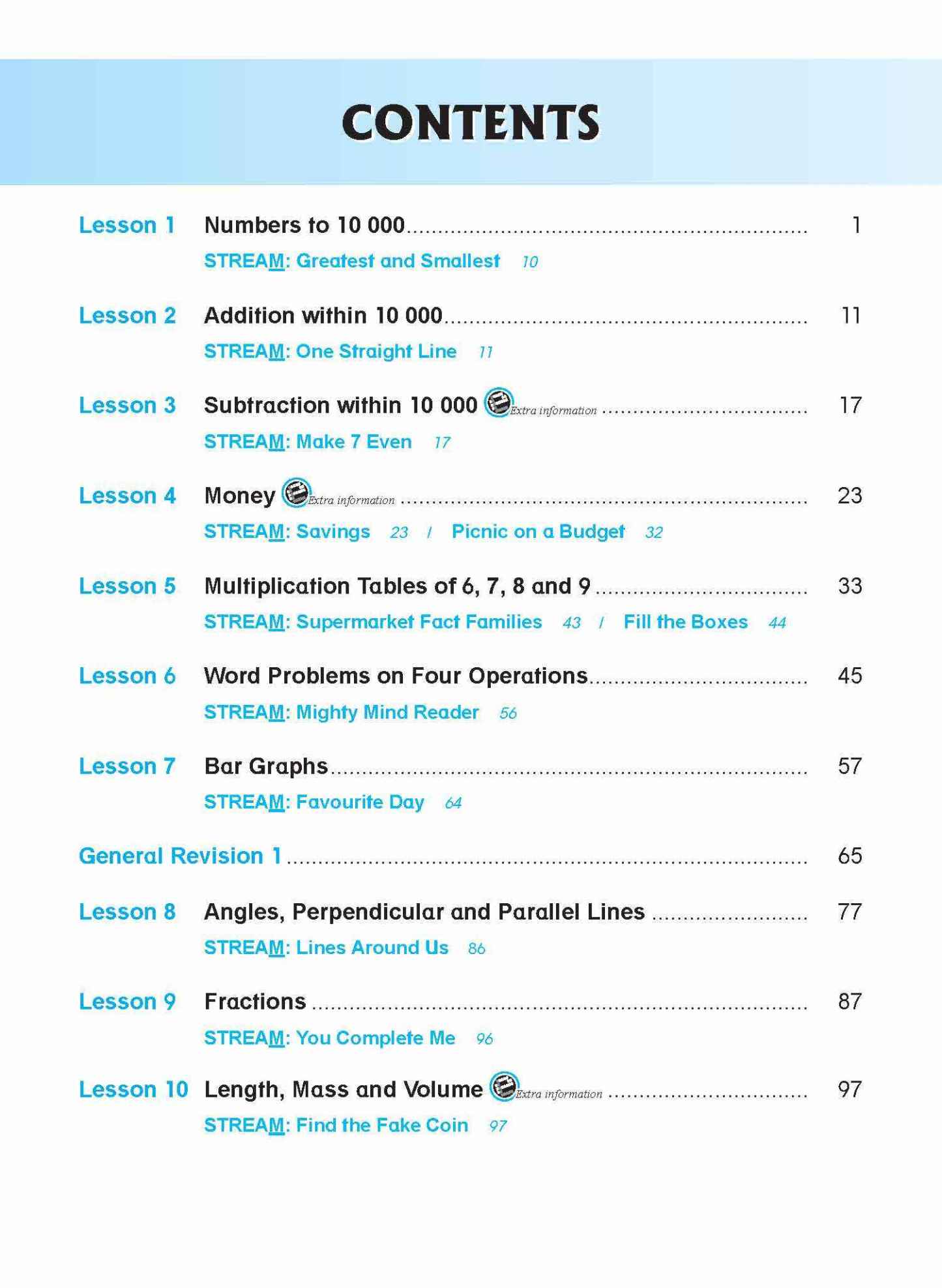MATHEMATICS LESSONS WORKBOOK 3