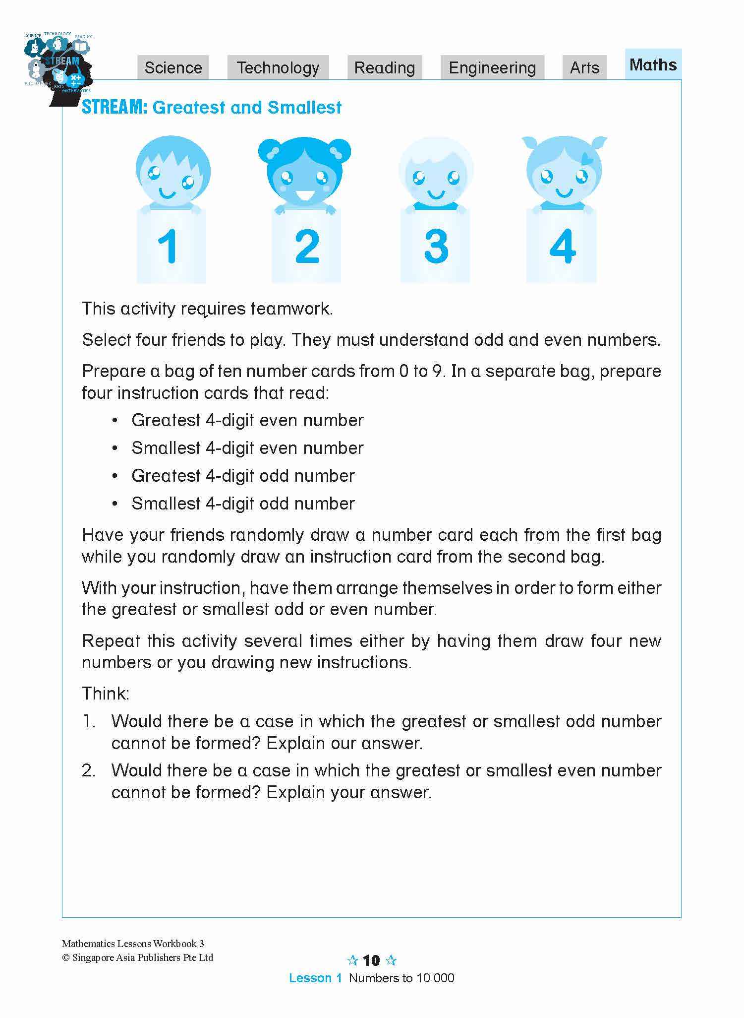 MATHEMATICS LESSONS WORKBOOK 3