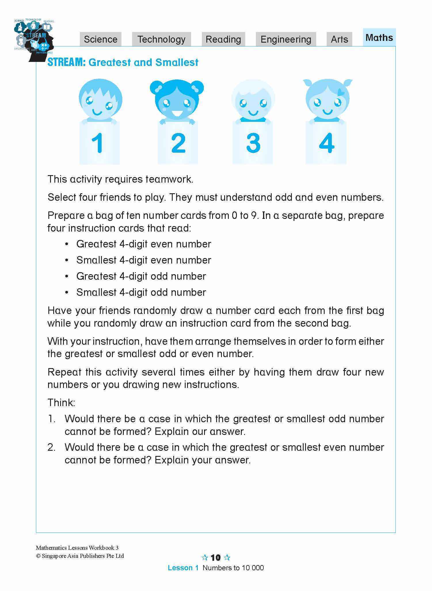 MATHEMATICS LESSONS WORKBOOK 3