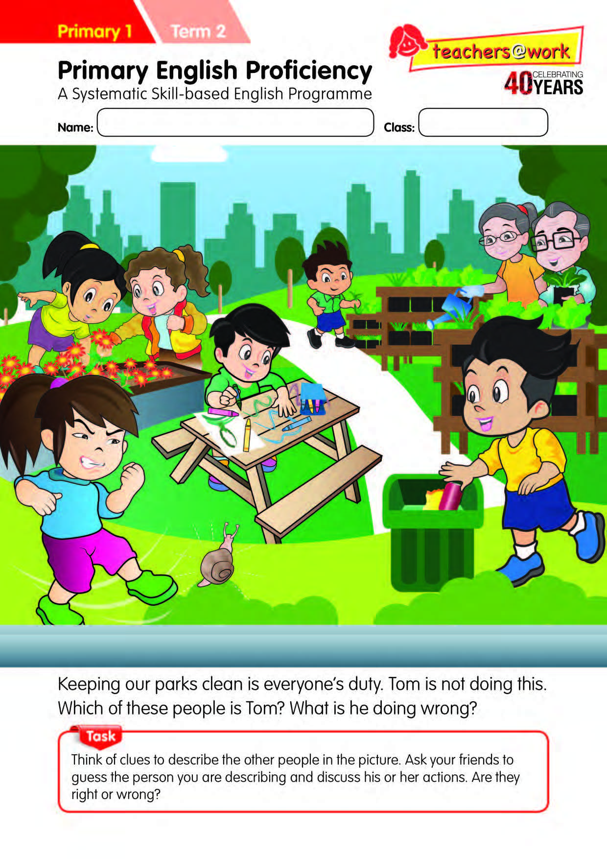 Primary English Proficiency Level 1