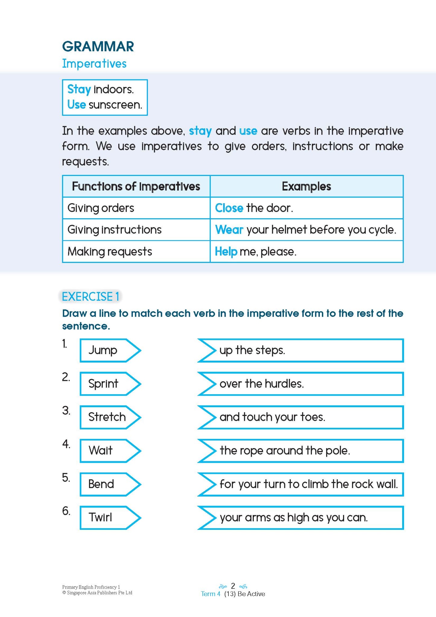 Primary English Proficiency Level 1