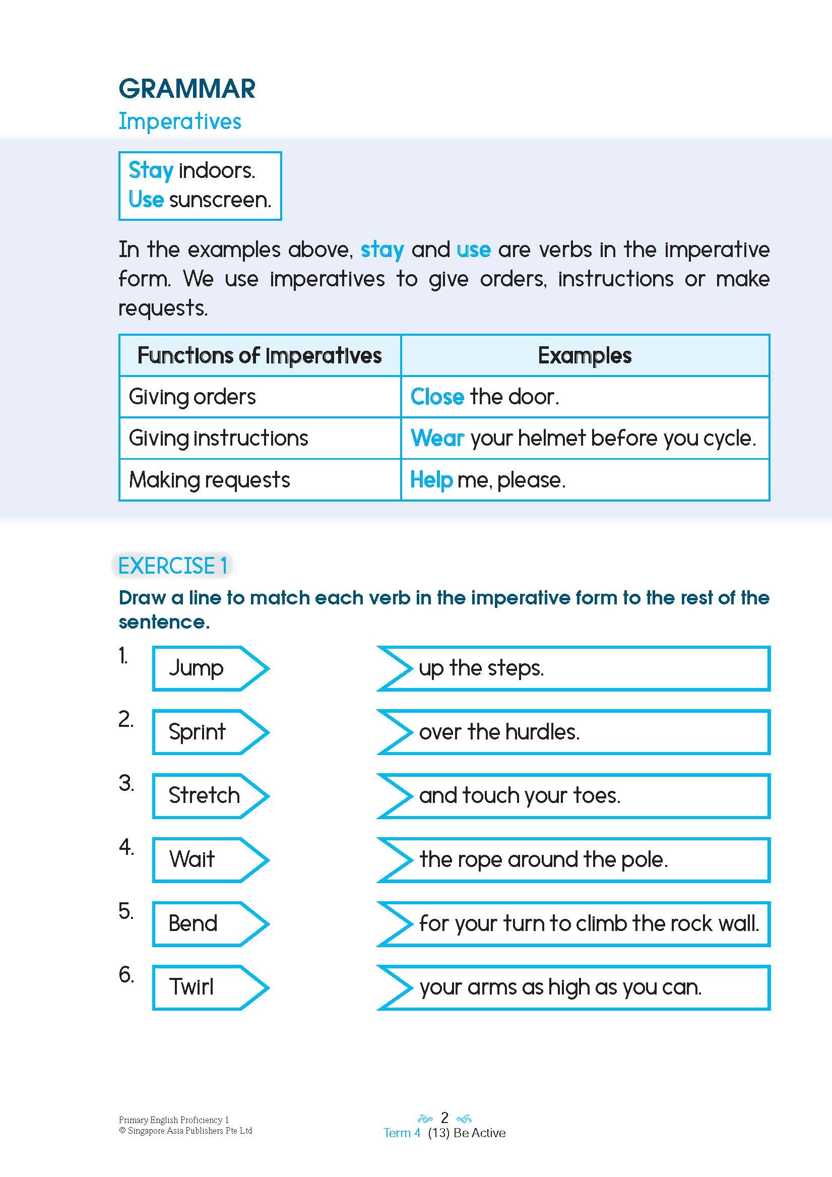 Primary English Proficiency Level 1