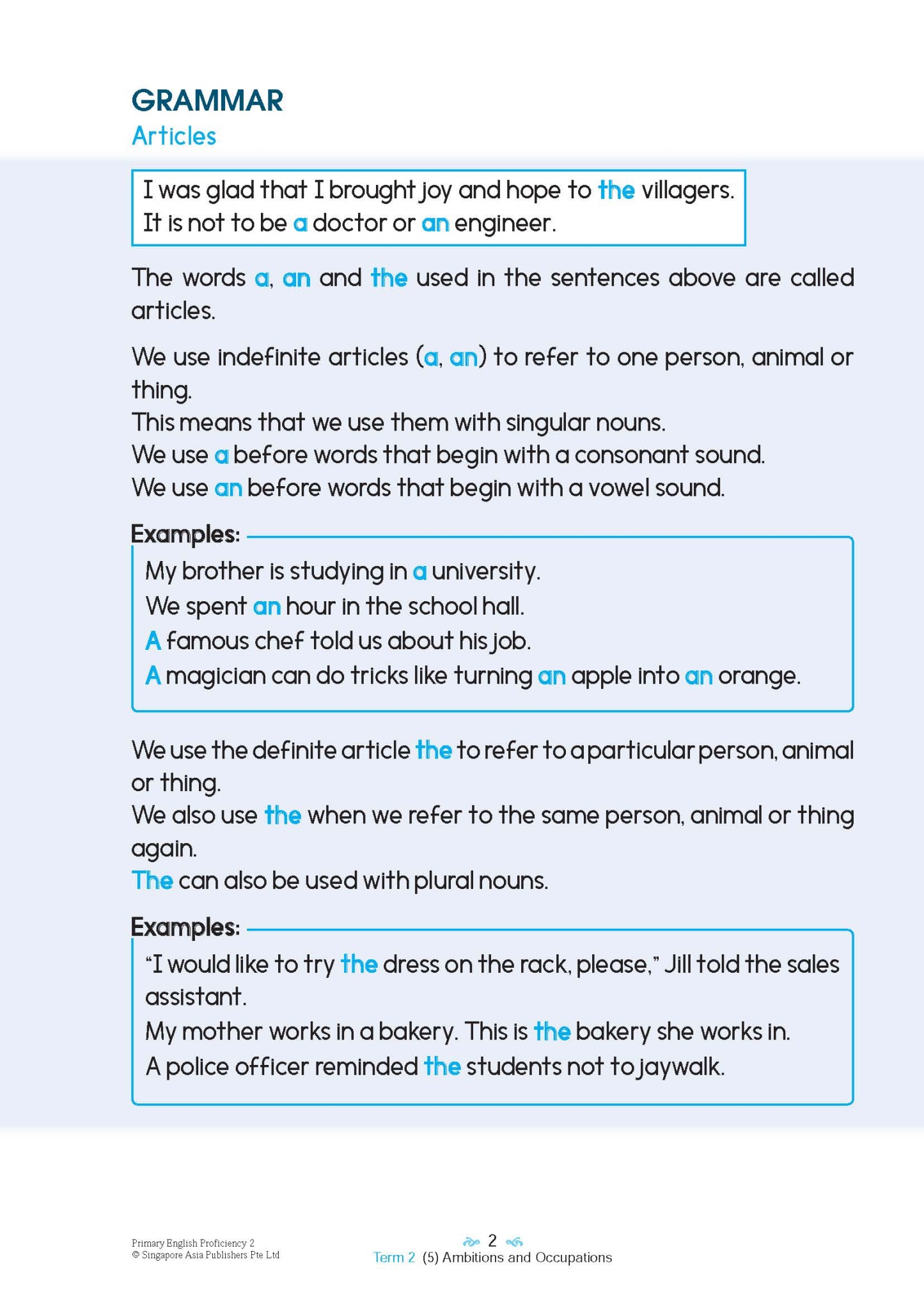 Primary English Proficiency Level 2