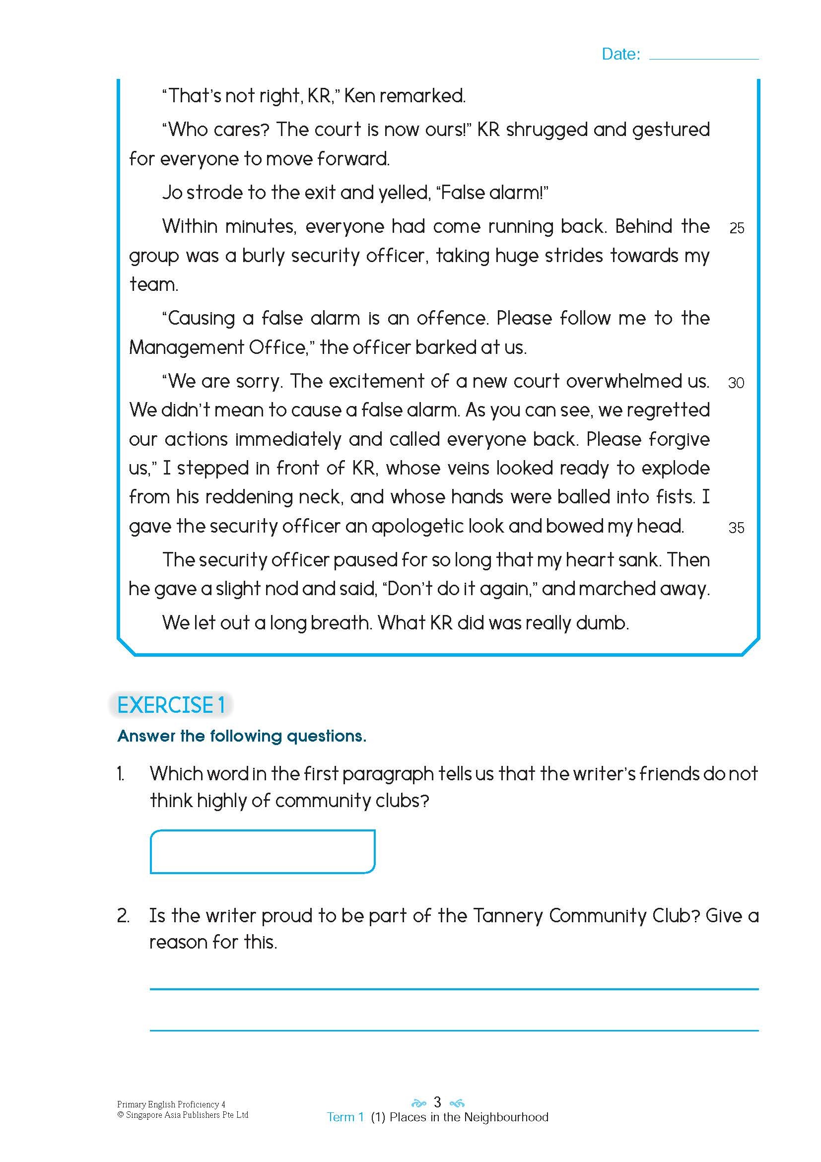 Primary English Proficiency Level 4