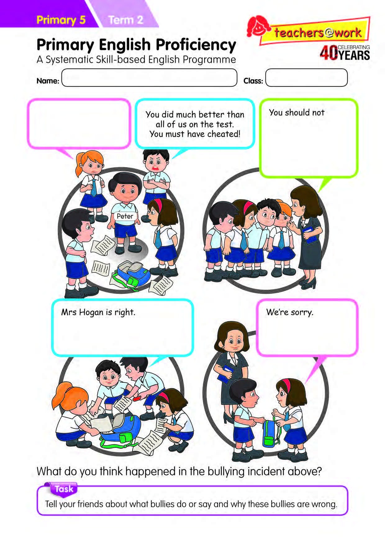 Primary English Proficiency Level 5