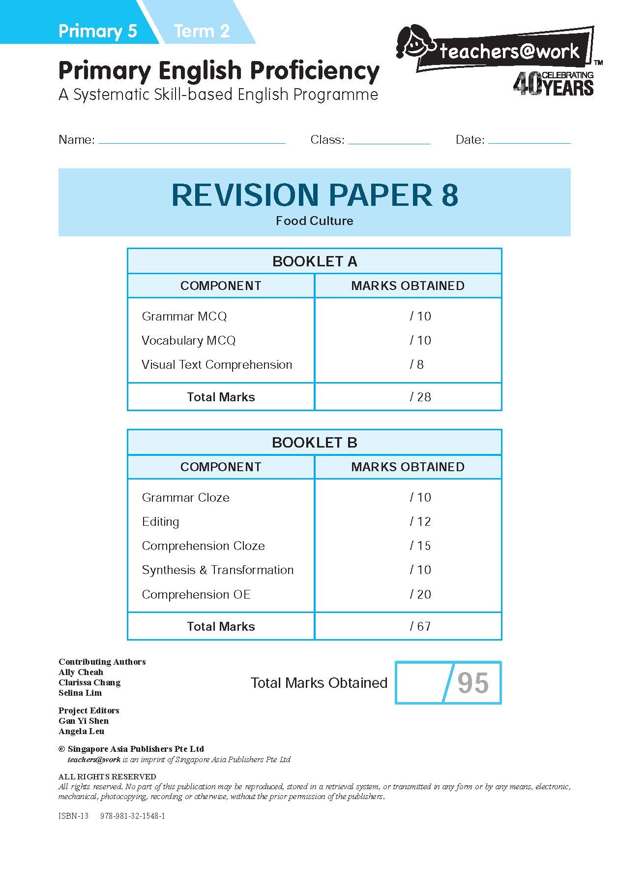 Primary English Proficiency Level 5