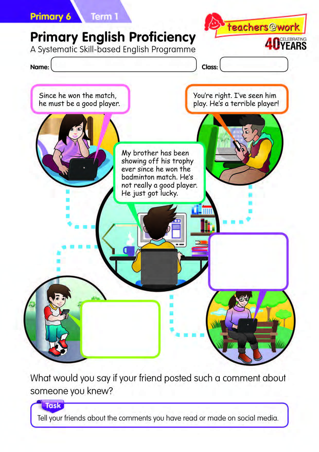 Primary English Proficiency Level 6
