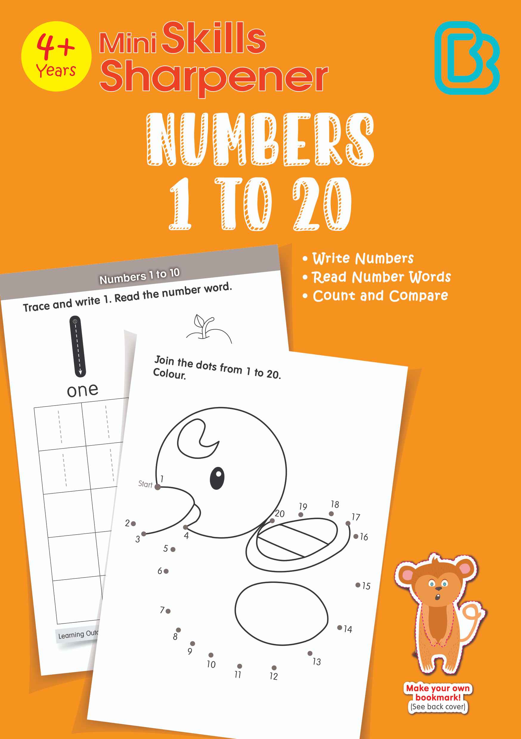 Mini Skills Sharpener NUMBERS 1 TO 20 (4+ Years)