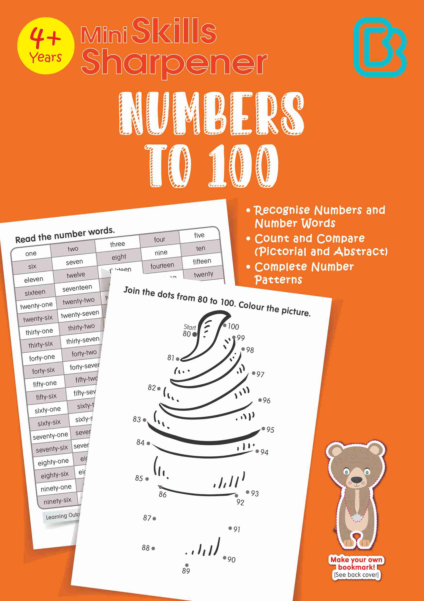 Mini Skills Sharpener NUMBERS 1 TO 100 (4+ Years)