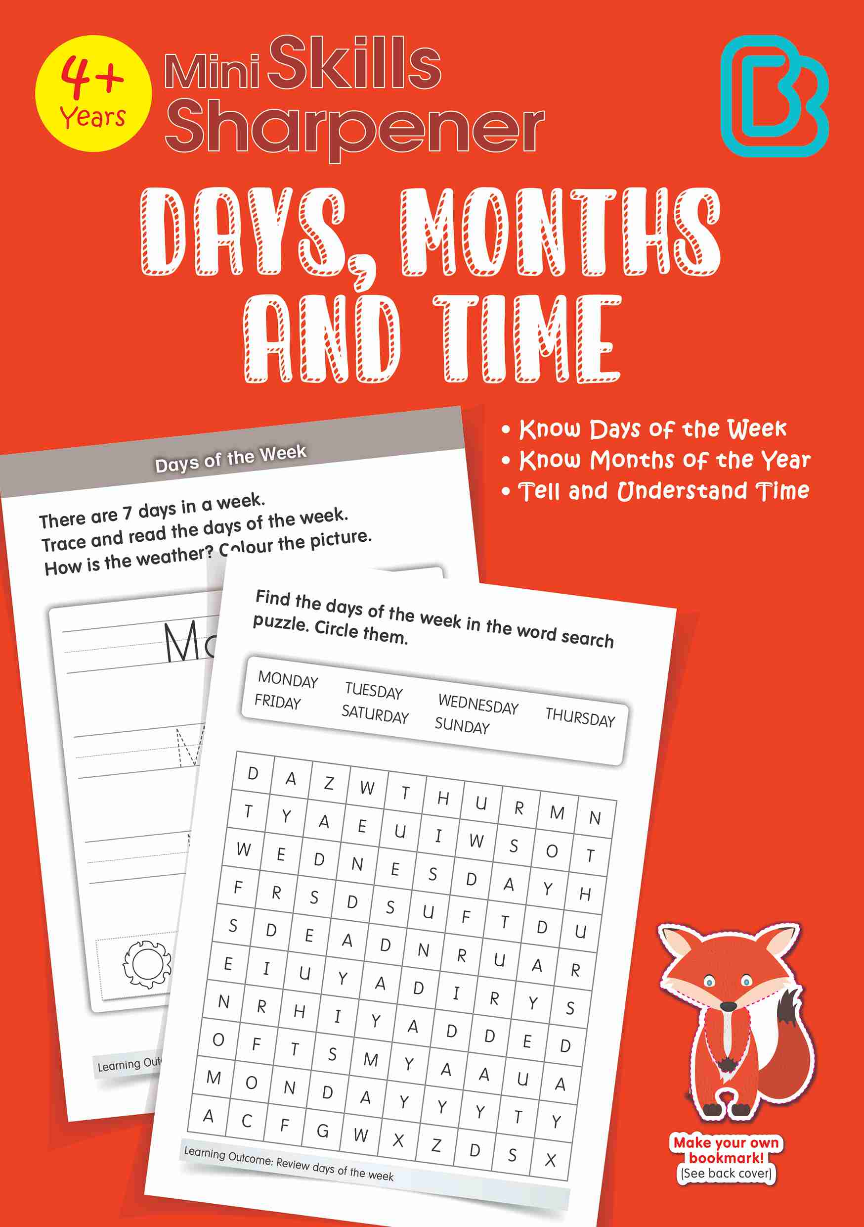 Mini Skills Sharpener DAYS, MONTHS AND TIME (4+ Years)