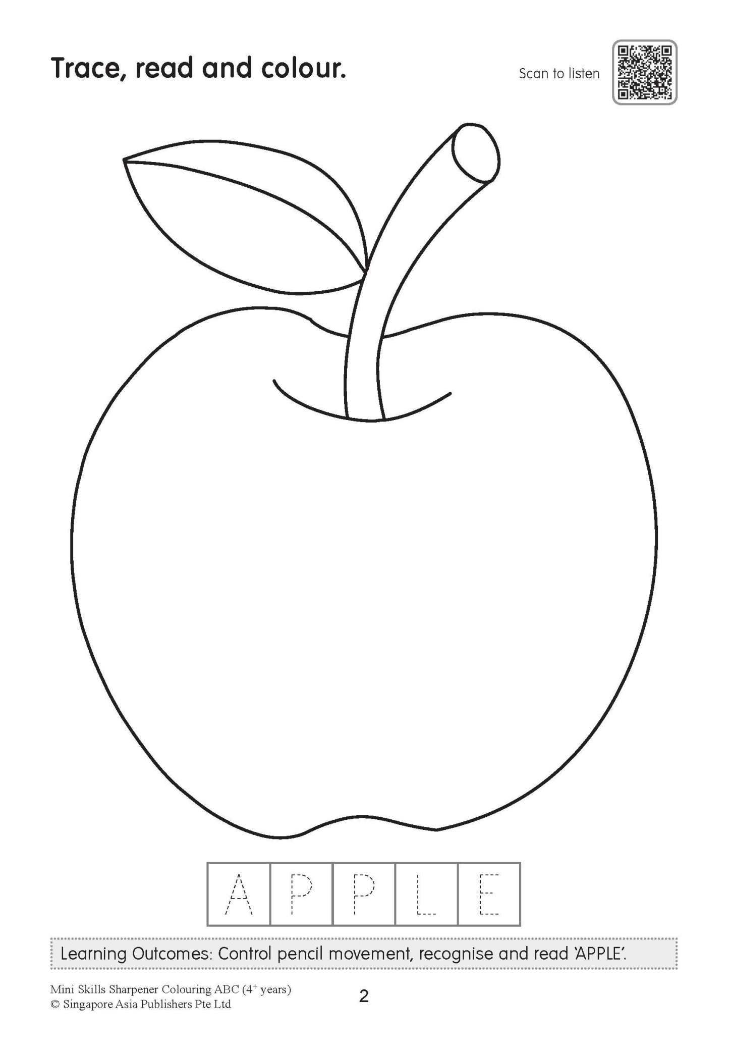 Mini Skills Sharpener COLOURING ABC (4+ Years)