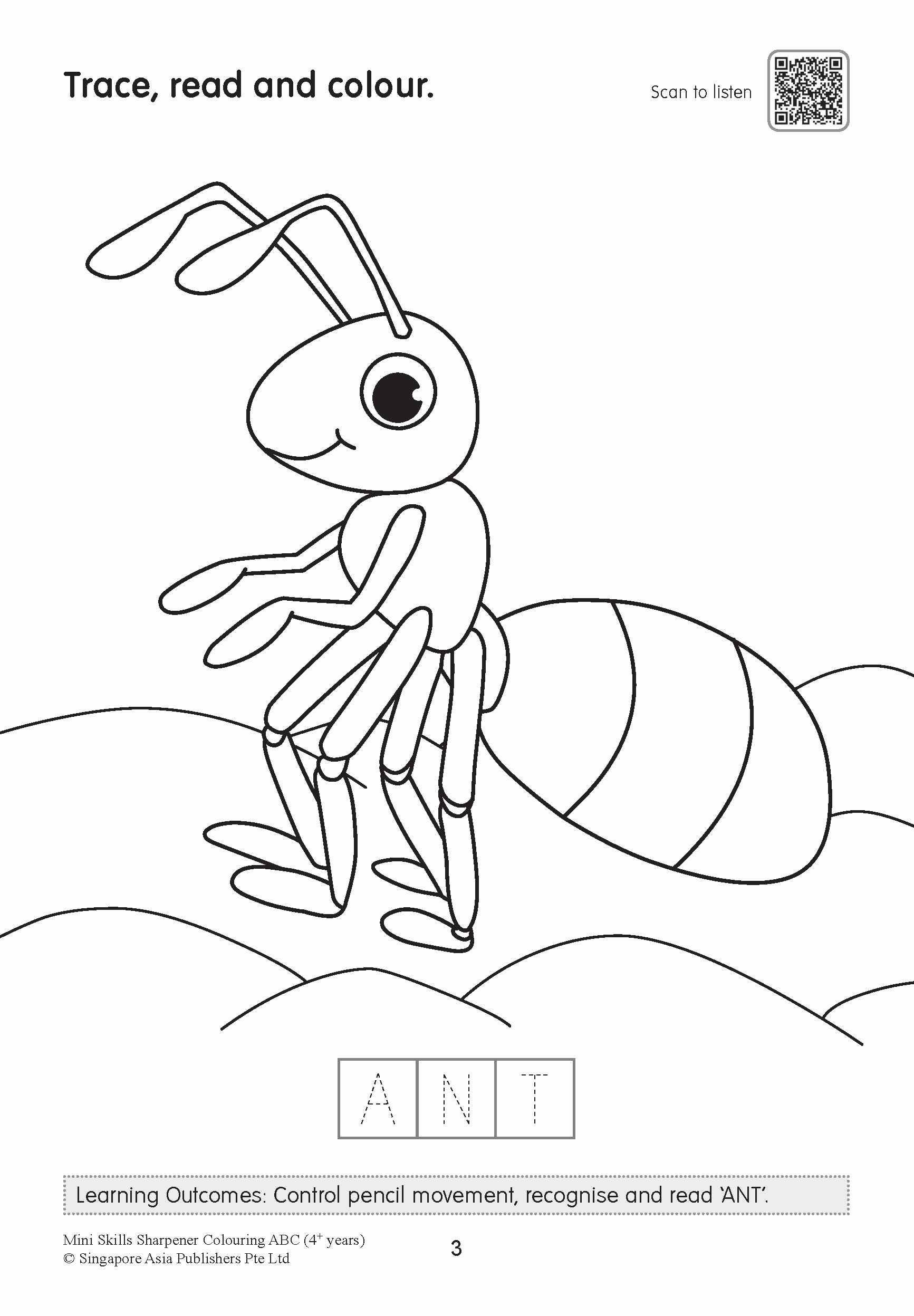 Mini Skills Sharpener COLOURING ABC (4+ Years)