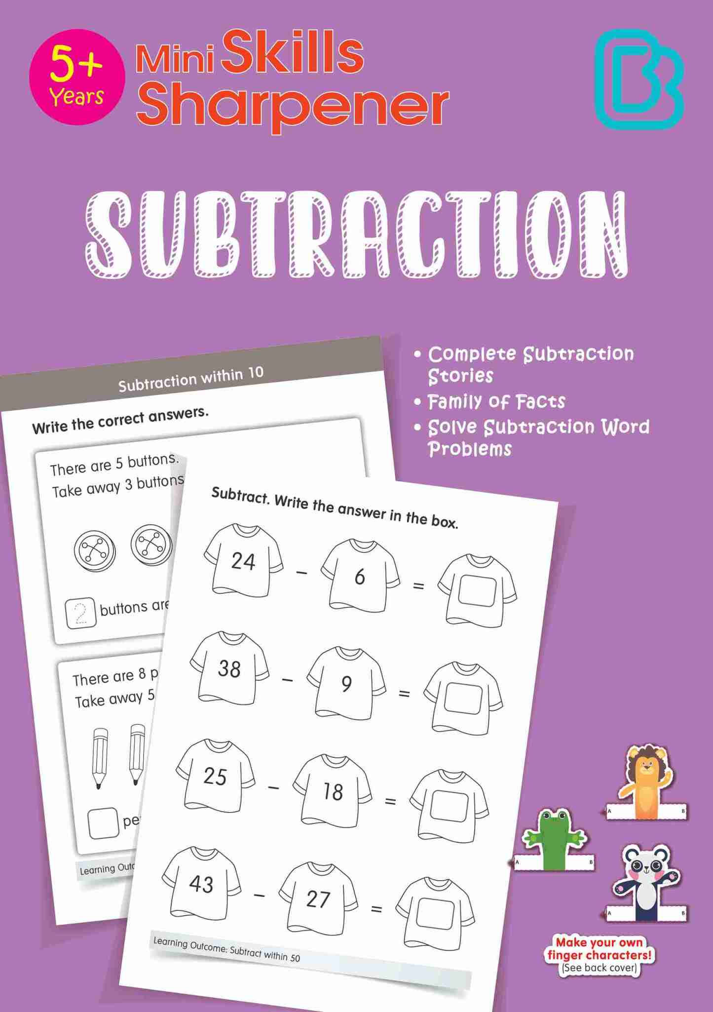 Mini Skills Sharpener SUBTRACTION (5+ Years)