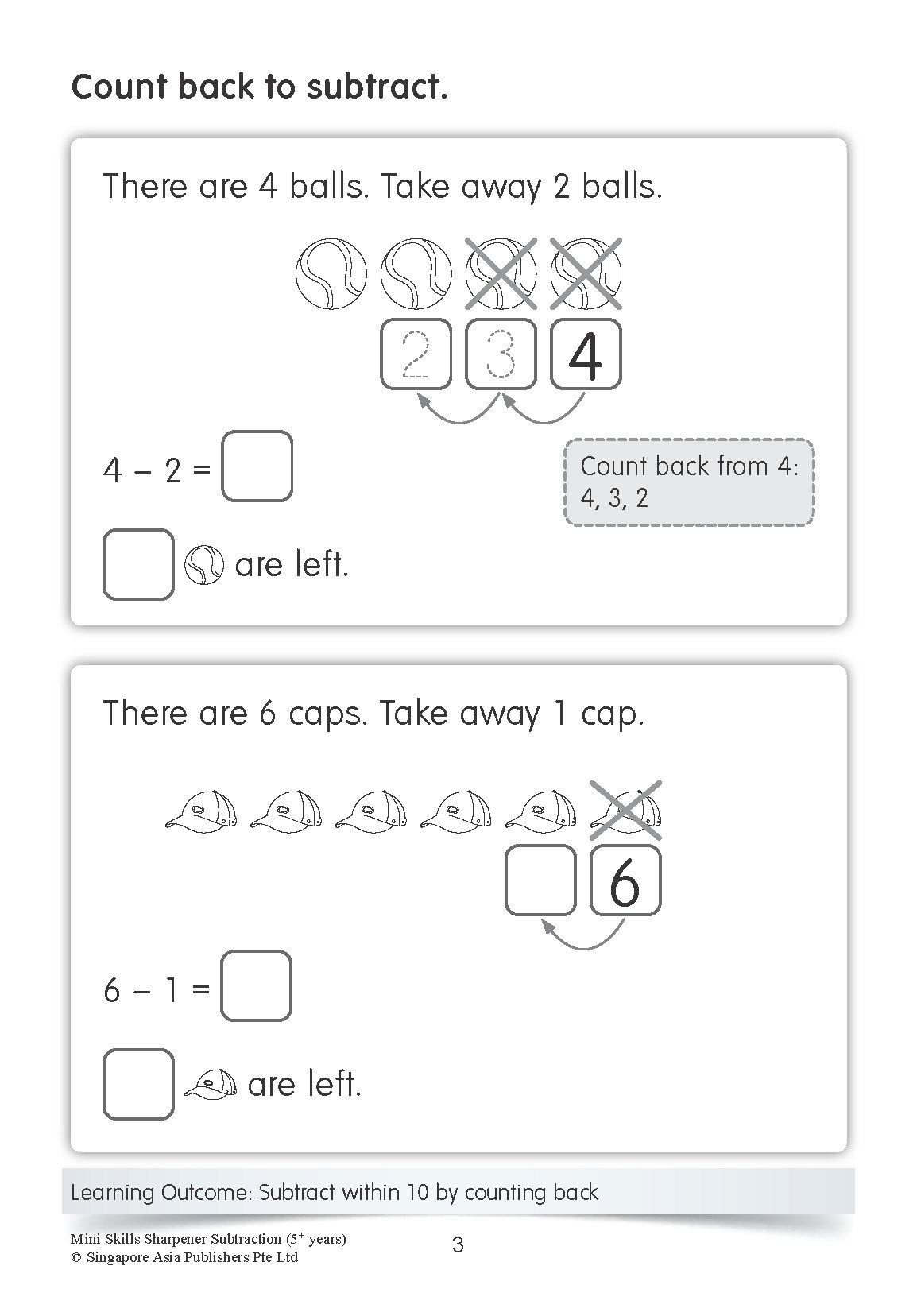 Mini Skills Sharpener SUBTRACTION (5+ Years)