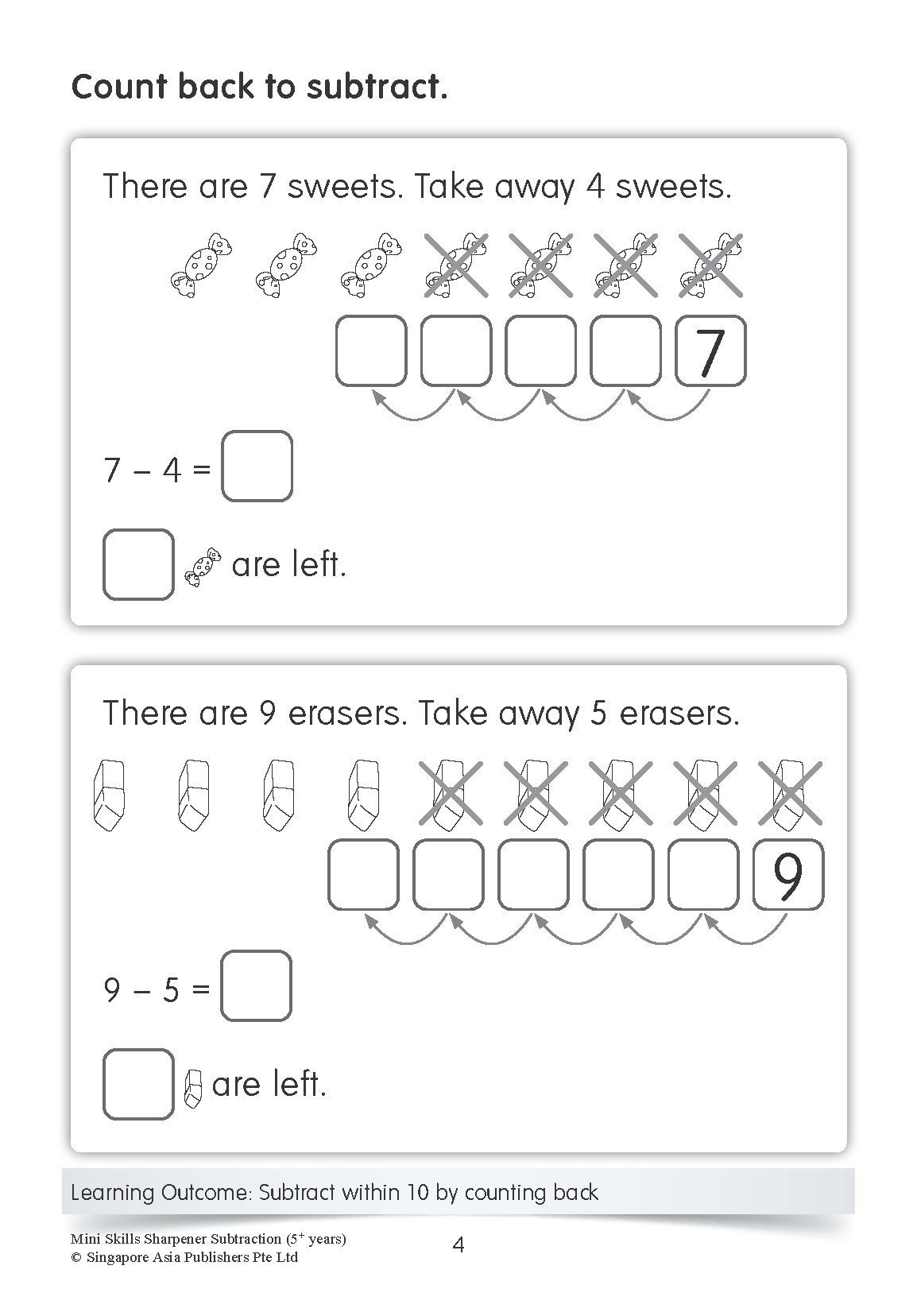 Mini Skills Sharpener SUBTRACTION (5+ Years)