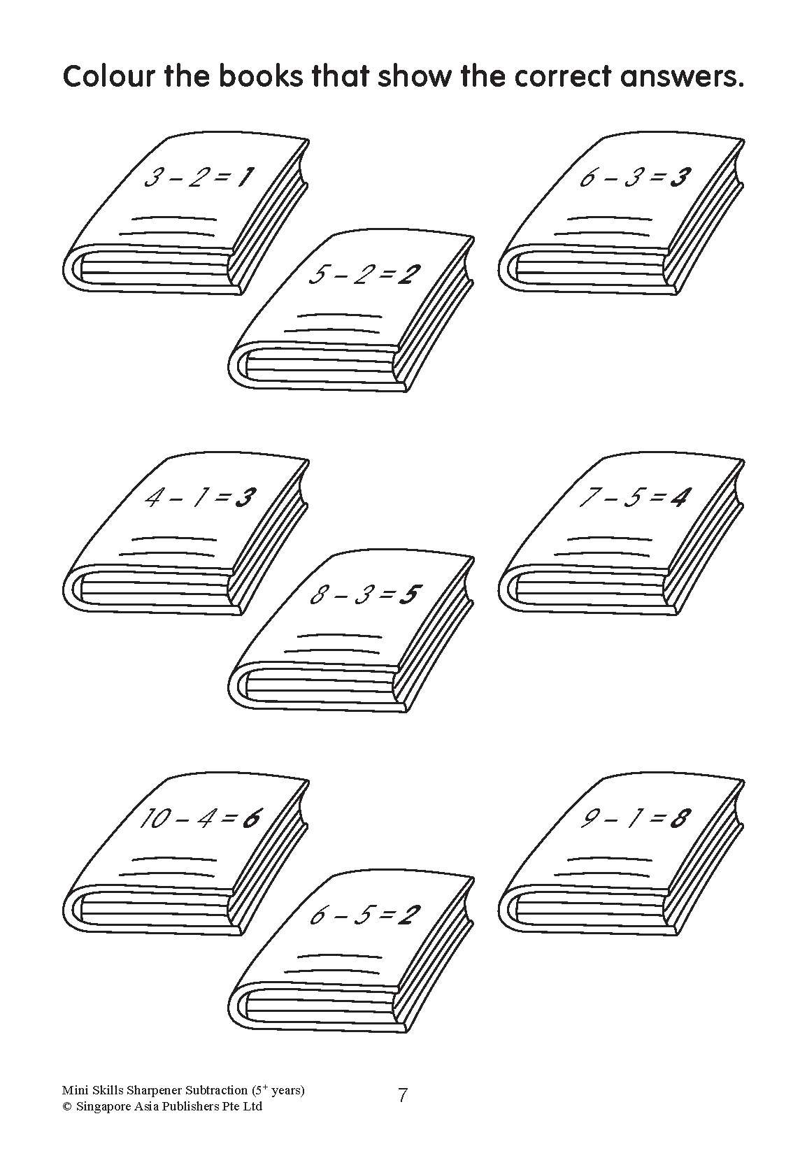 Mini Skills Sharpener SUBTRACTION (5+ Years)