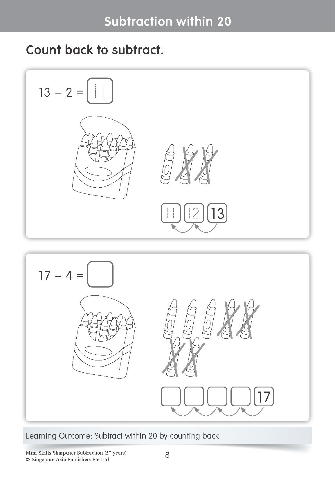 Mini Skills Sharpener SUBTRACTION (5+ Years)