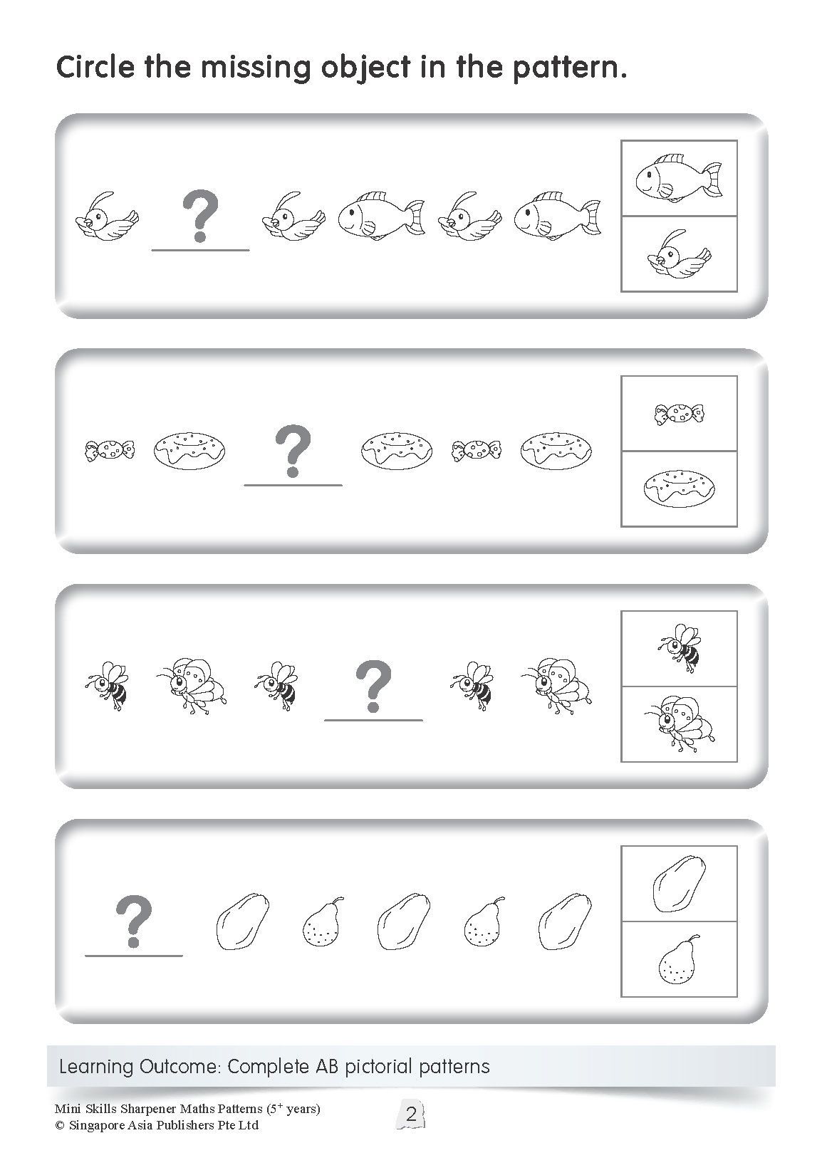 Mini Skills Sharpener MATHS PATTERNS (5+ Years)