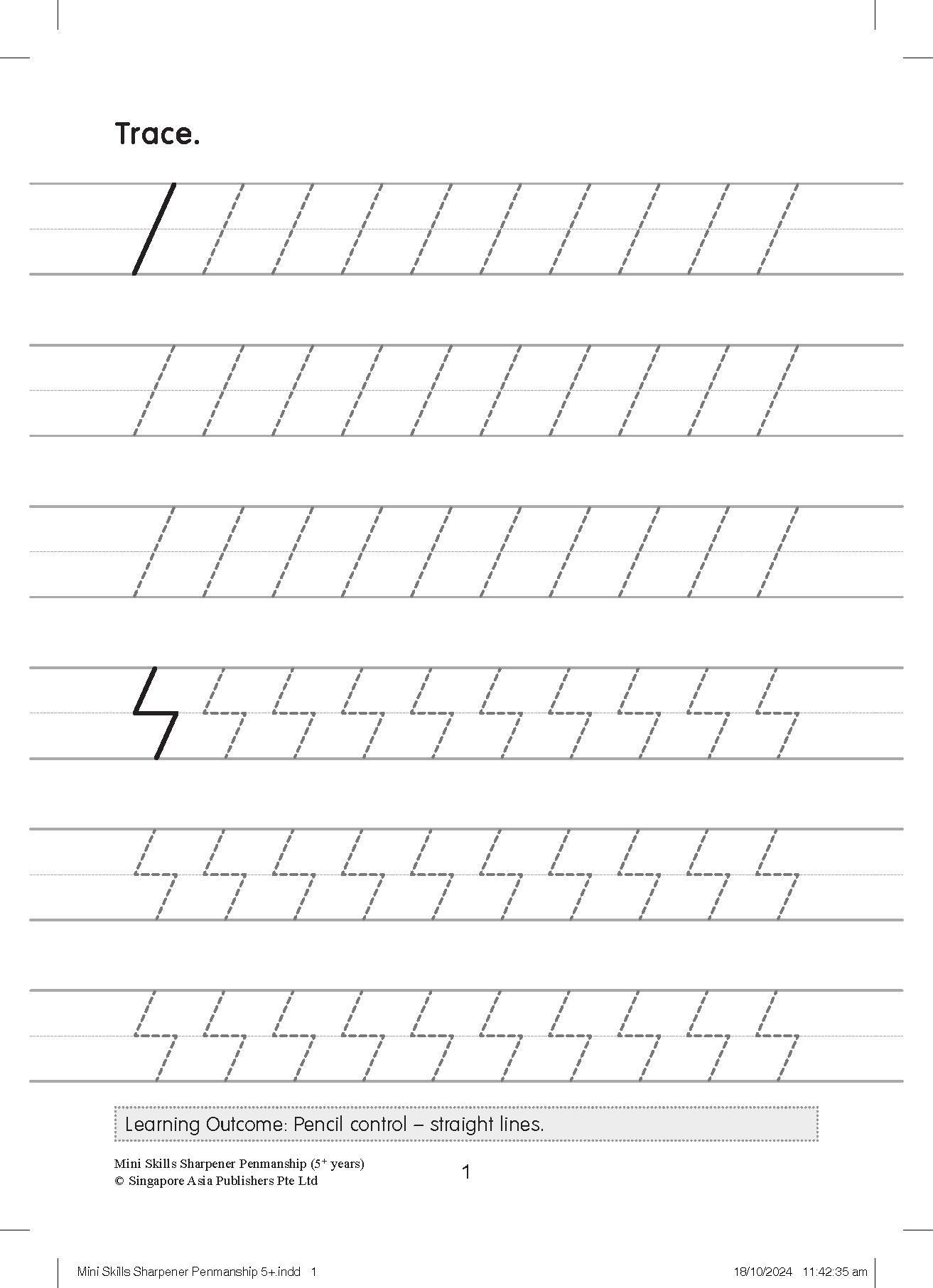 Mini Skills Sharpener PENMANSHIP (5+ Years)