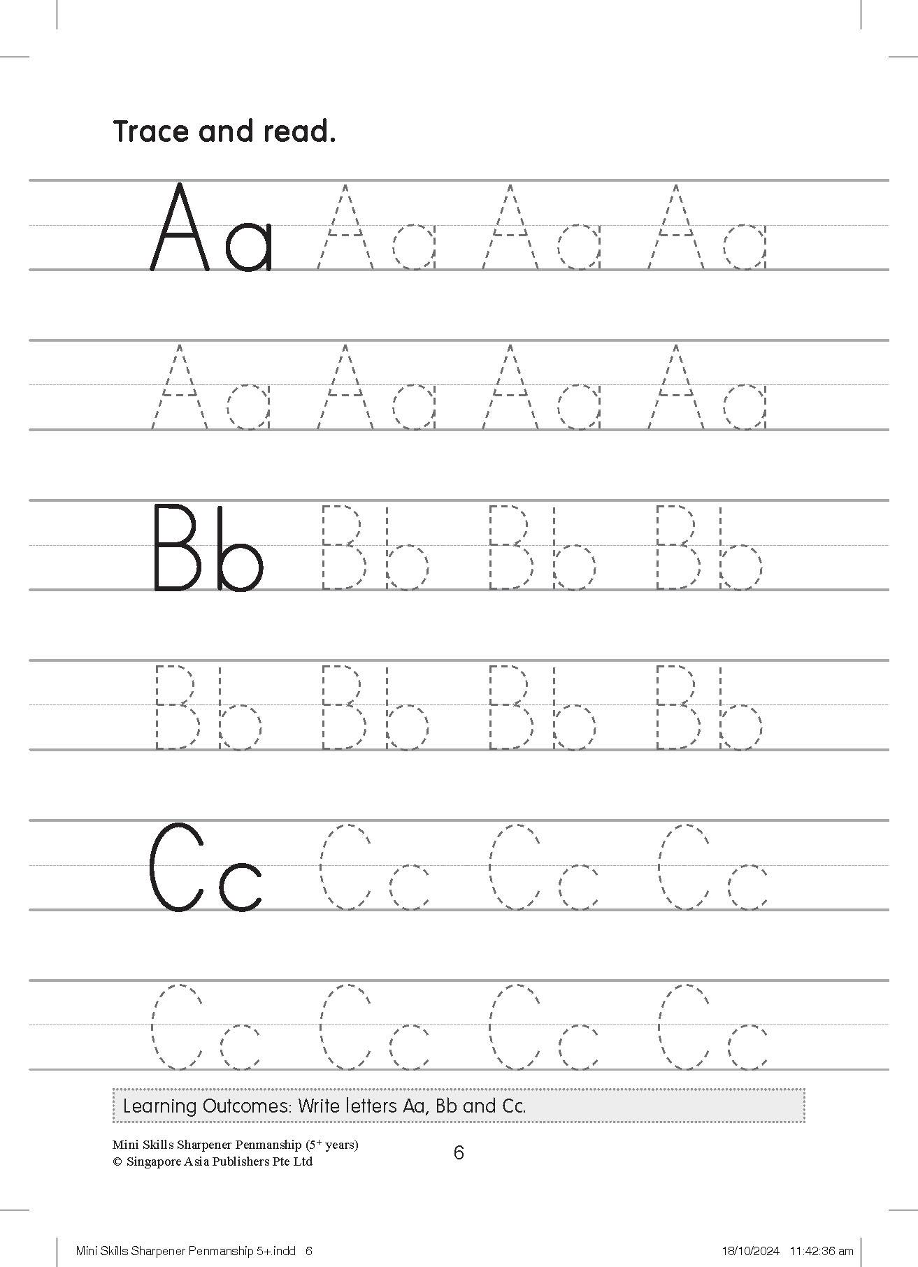 Mini Skills Sharpener PENMANSHIP (5+ Years)