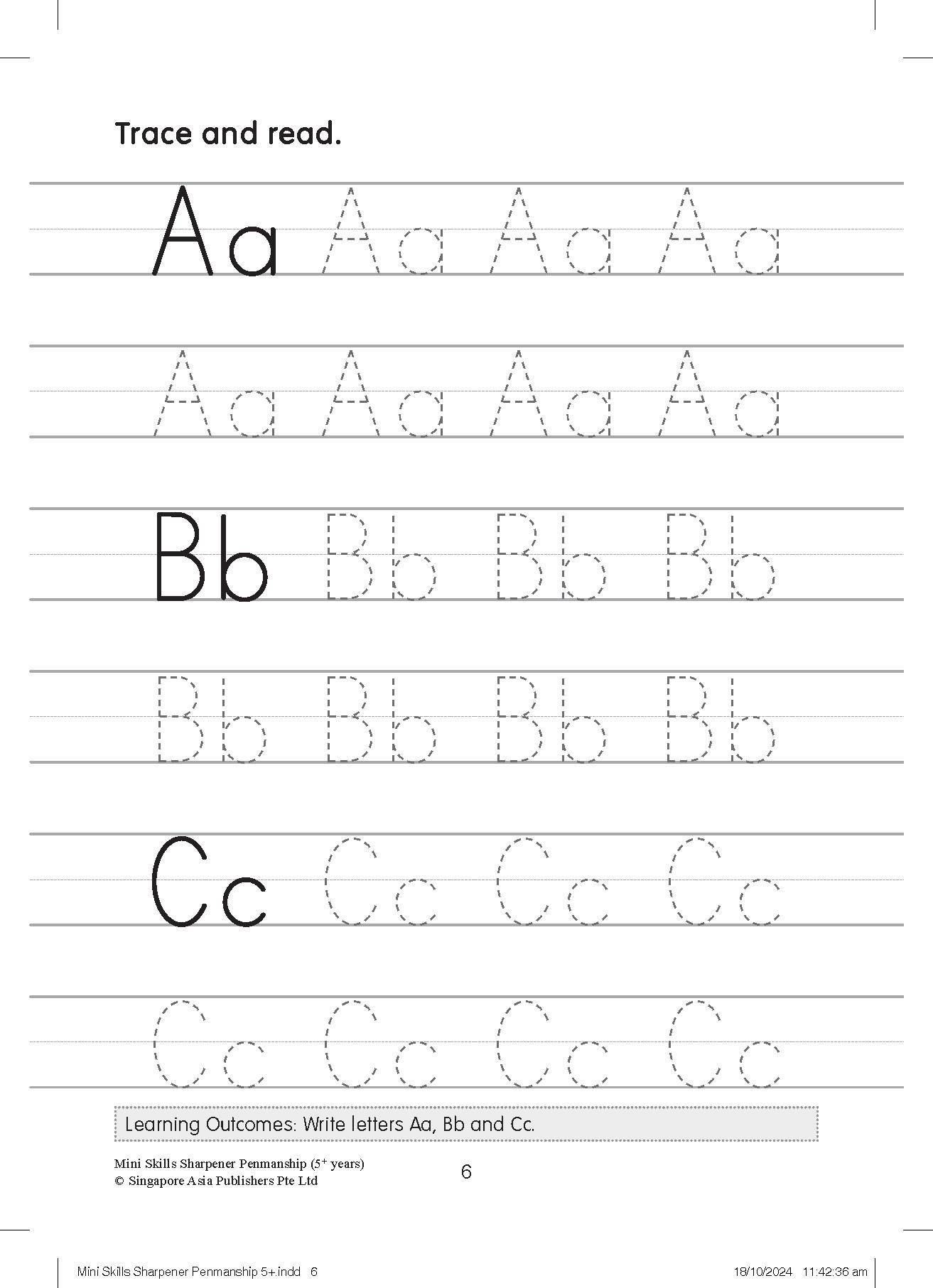 Mini Skills Sharpener PENMANSHIP (5+ Years)