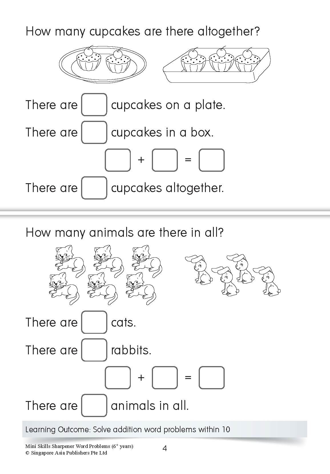 Mini Skills Sharpener WORD PROBLEMS (6+ Years)