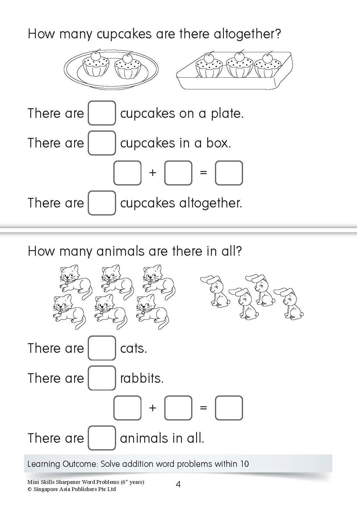 Mini Skills Sharpener WORD PROBLEMS (6+ Years)