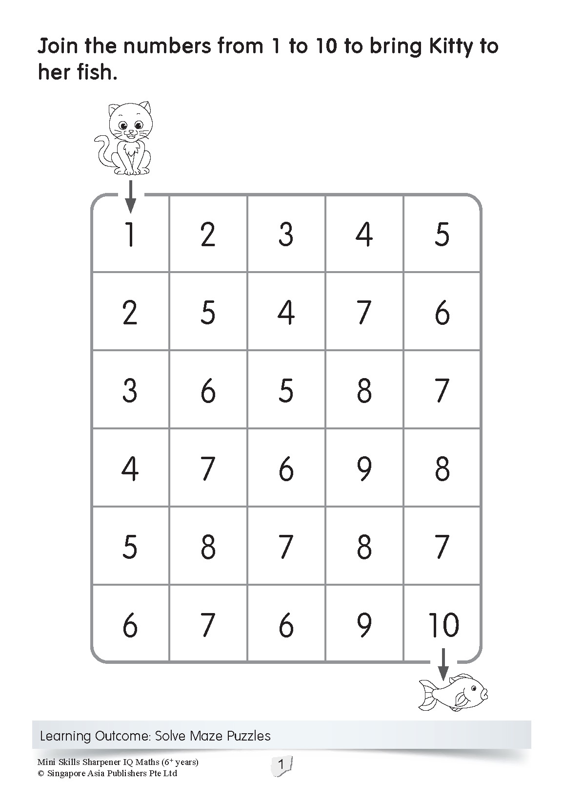 Mini Skills Sharpener IQ MATHS (6+ Years)