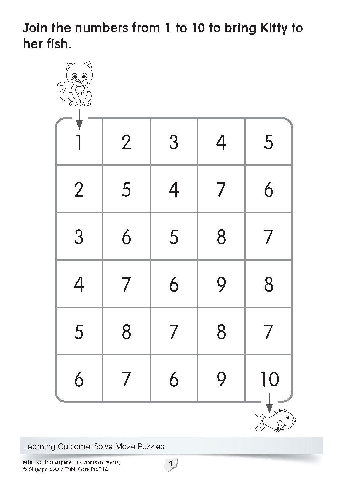 Mini Skills Sharpener IQ MATHS (6+ Years)
