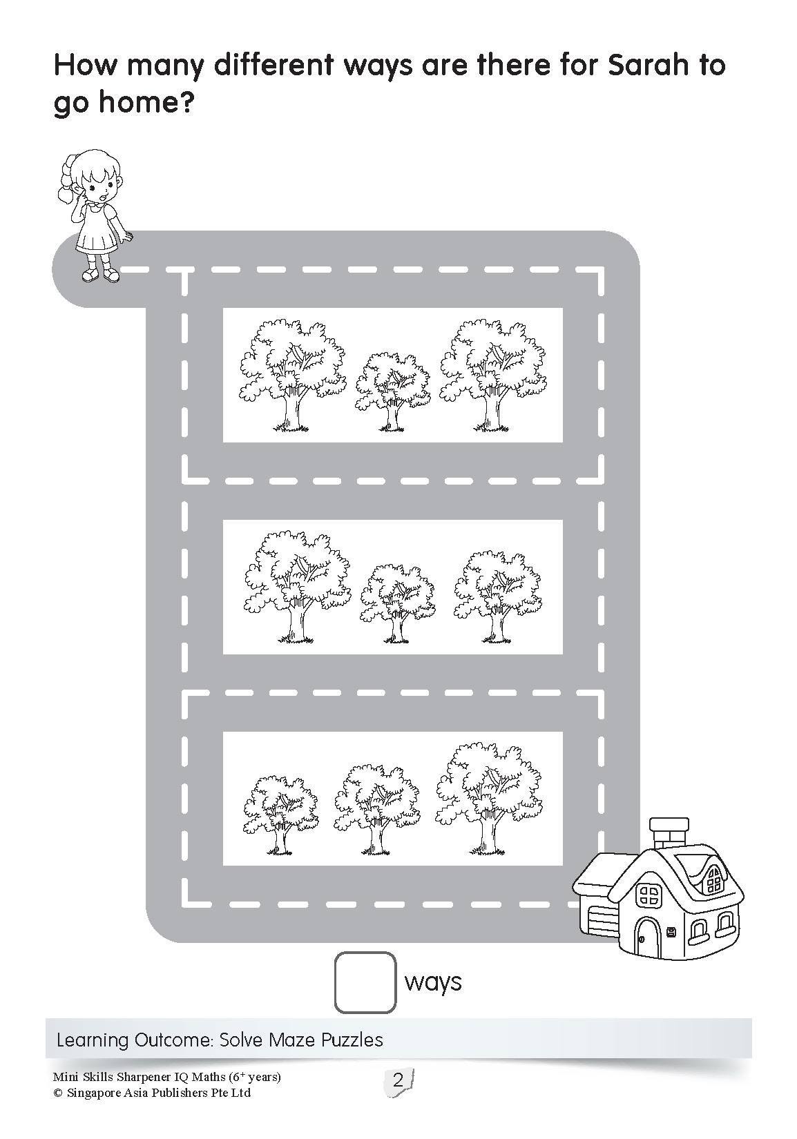 Mini Skills Sharpener IQ MATHS (6+ Years)